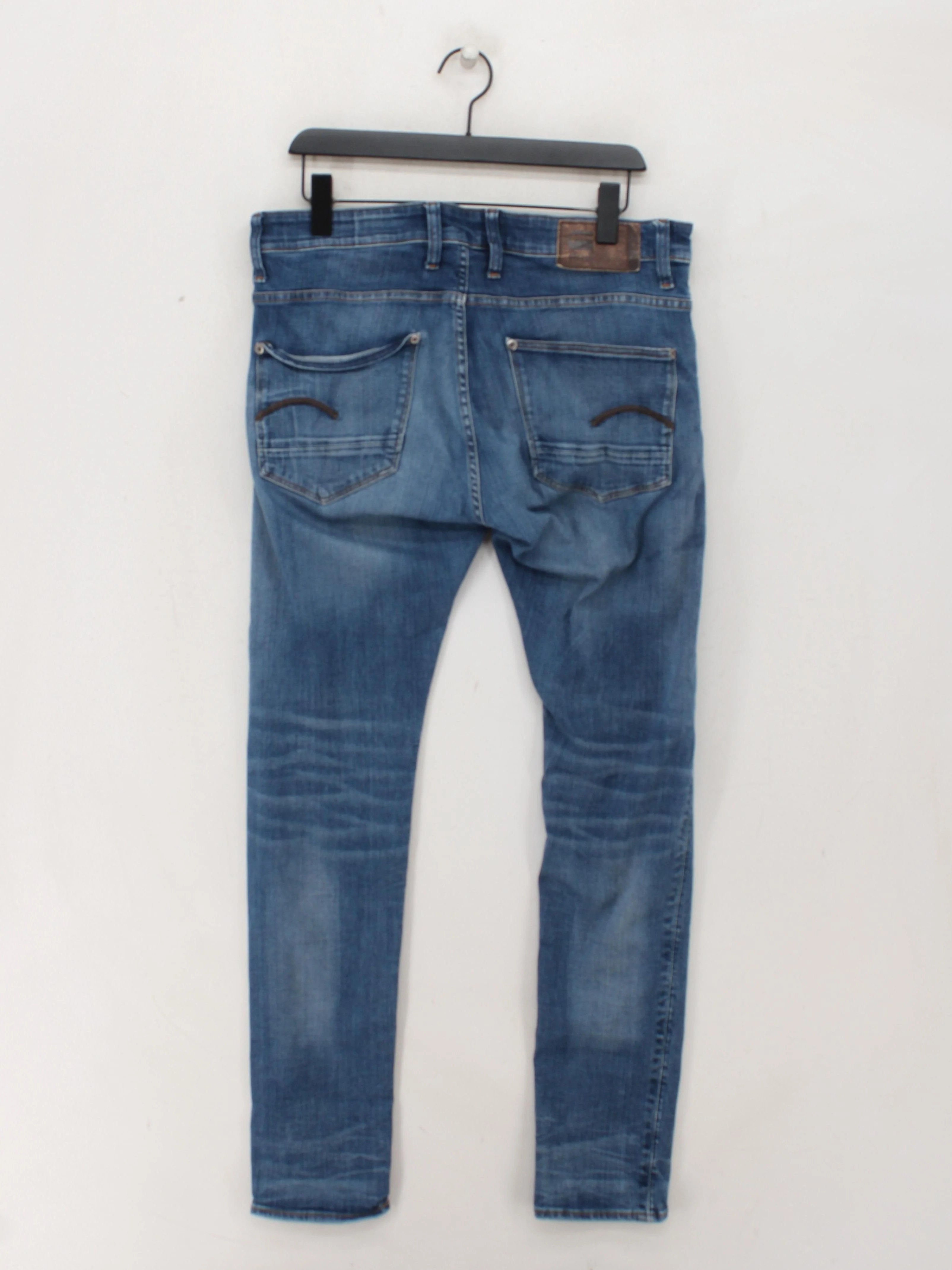 G-Star Raw Men's Jeans W 36 in Blue Cotton with Elastane Straight - Image 2