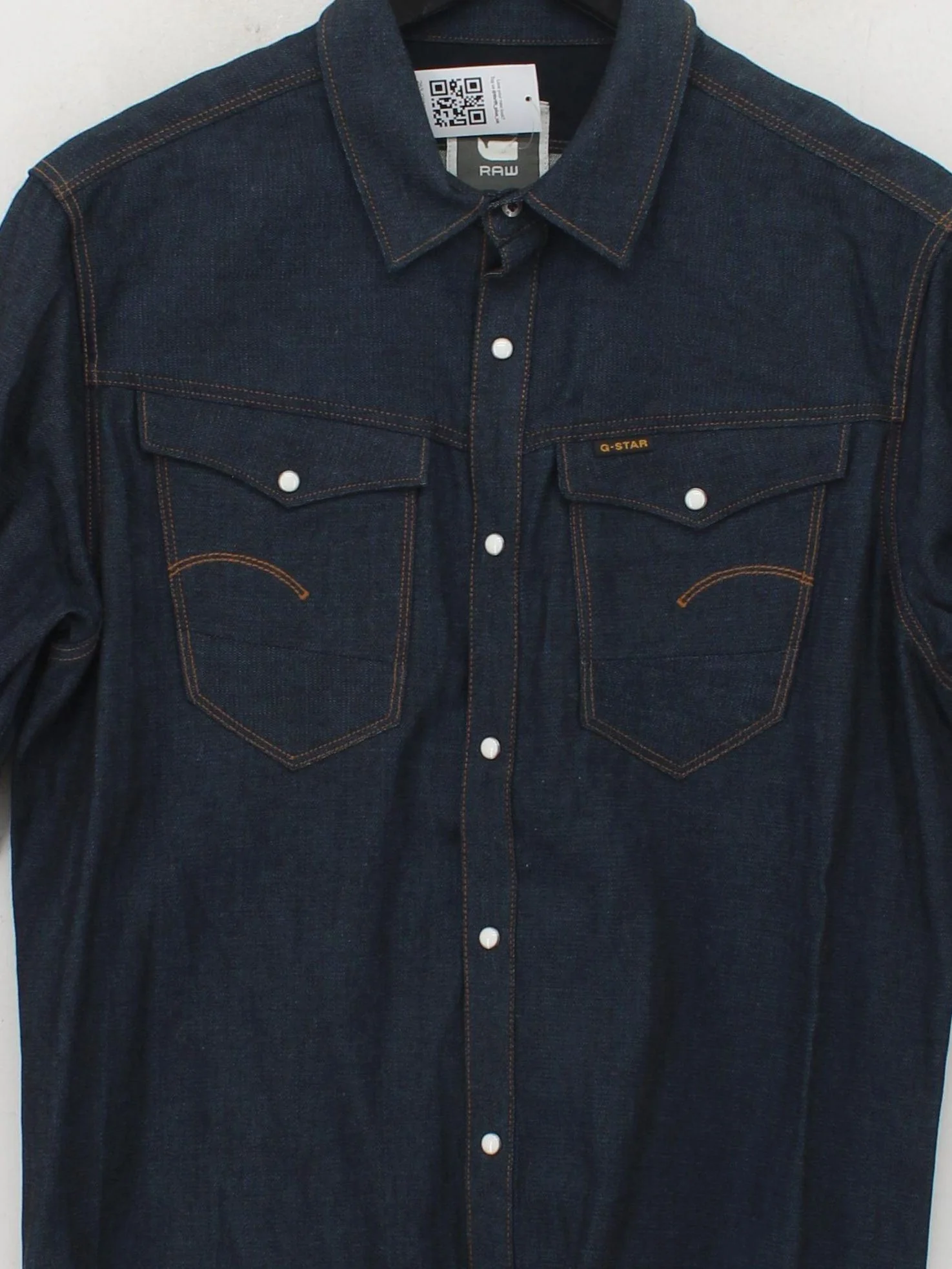 G-Star Raw Men's Shirt L Blue 100% Cotton Basic - Image 3