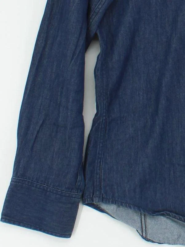 G-Star Raw Men's Shirt S Blue 100% Cotton Basic - Image 4