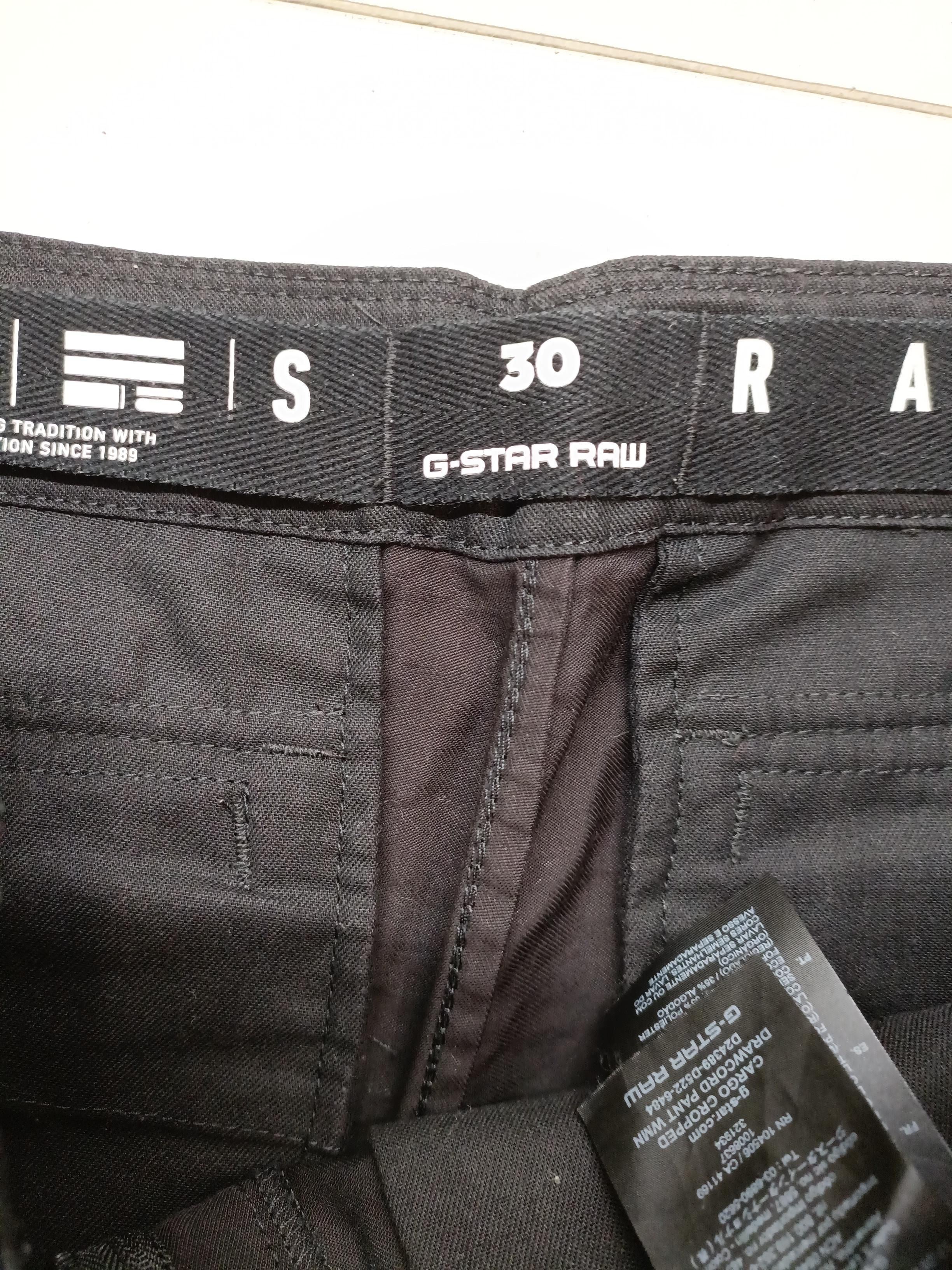 G-Star Raw Men's Trousers W 30 in Black Viscose with Polyester, Cotton Cargo - Image 5