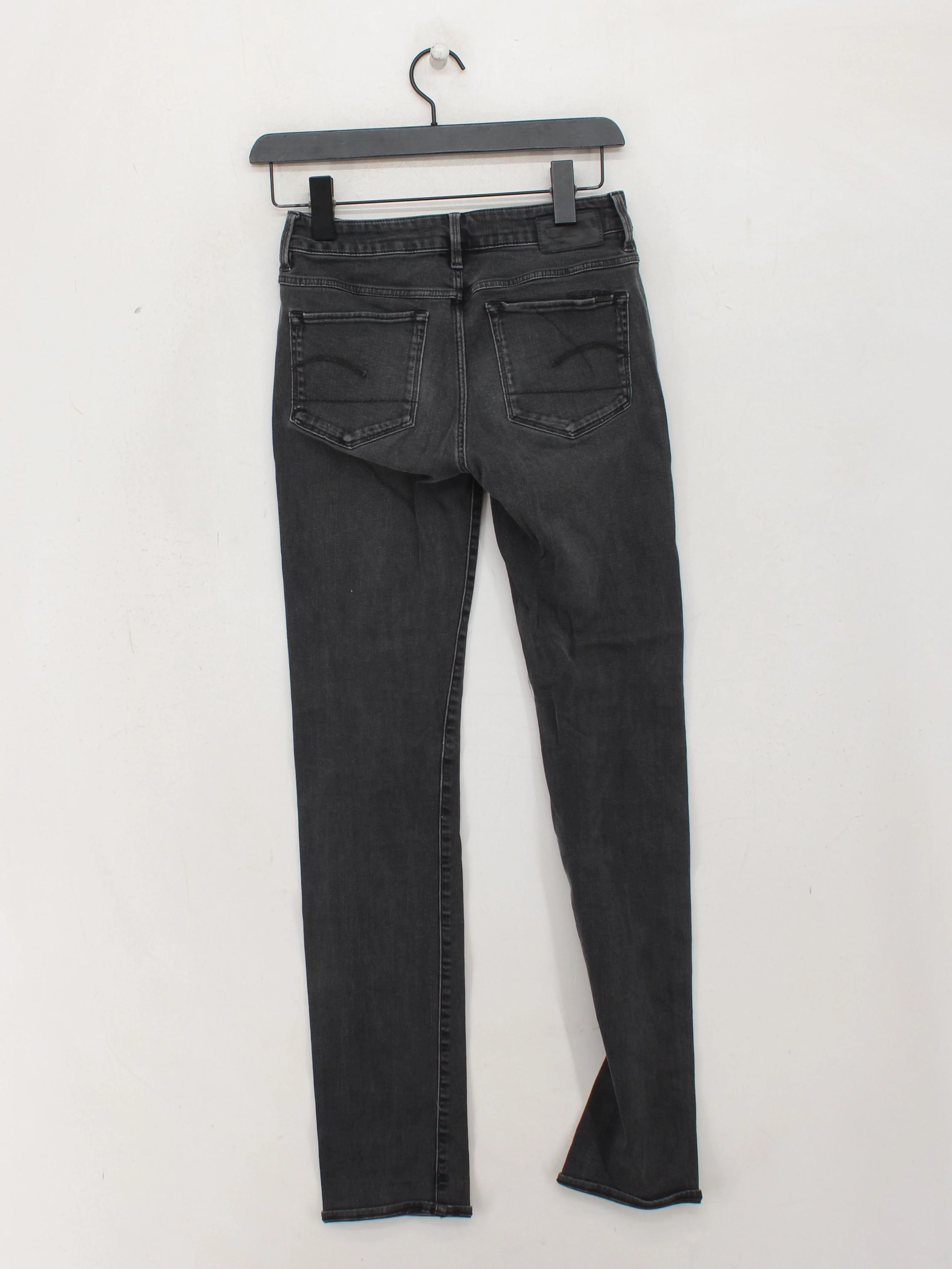 G-Star Raw Women's Jeans W 26 in Black Cotton with Polyester, Elastane Skinny - Image 2