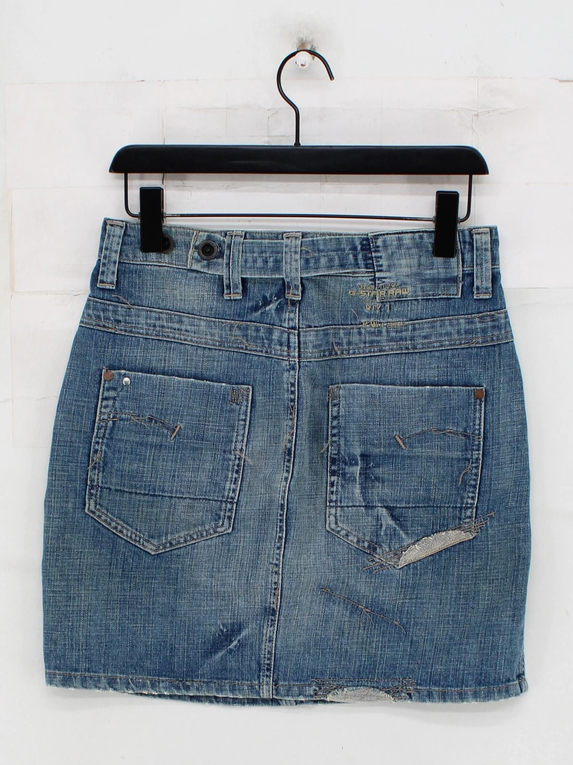 G-Star Raw Women's Mini Skirt XS Blue 100% Cotton Short Mini - Image 2