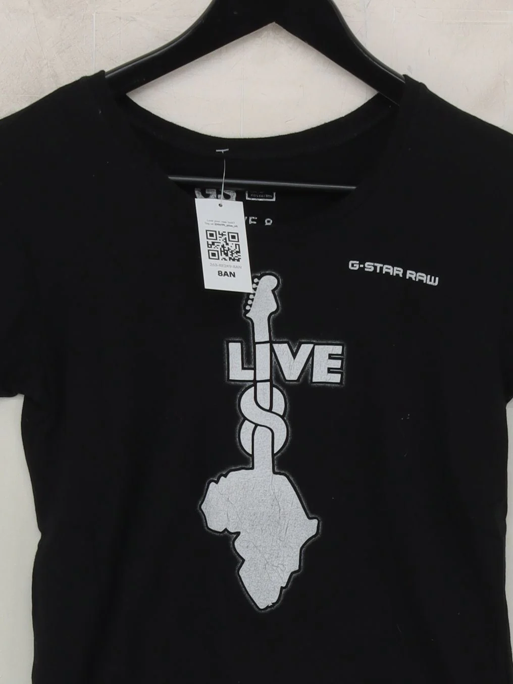 G-Star Raw Women's T-Shirt M Black 100% Cotton Basic - Image 3