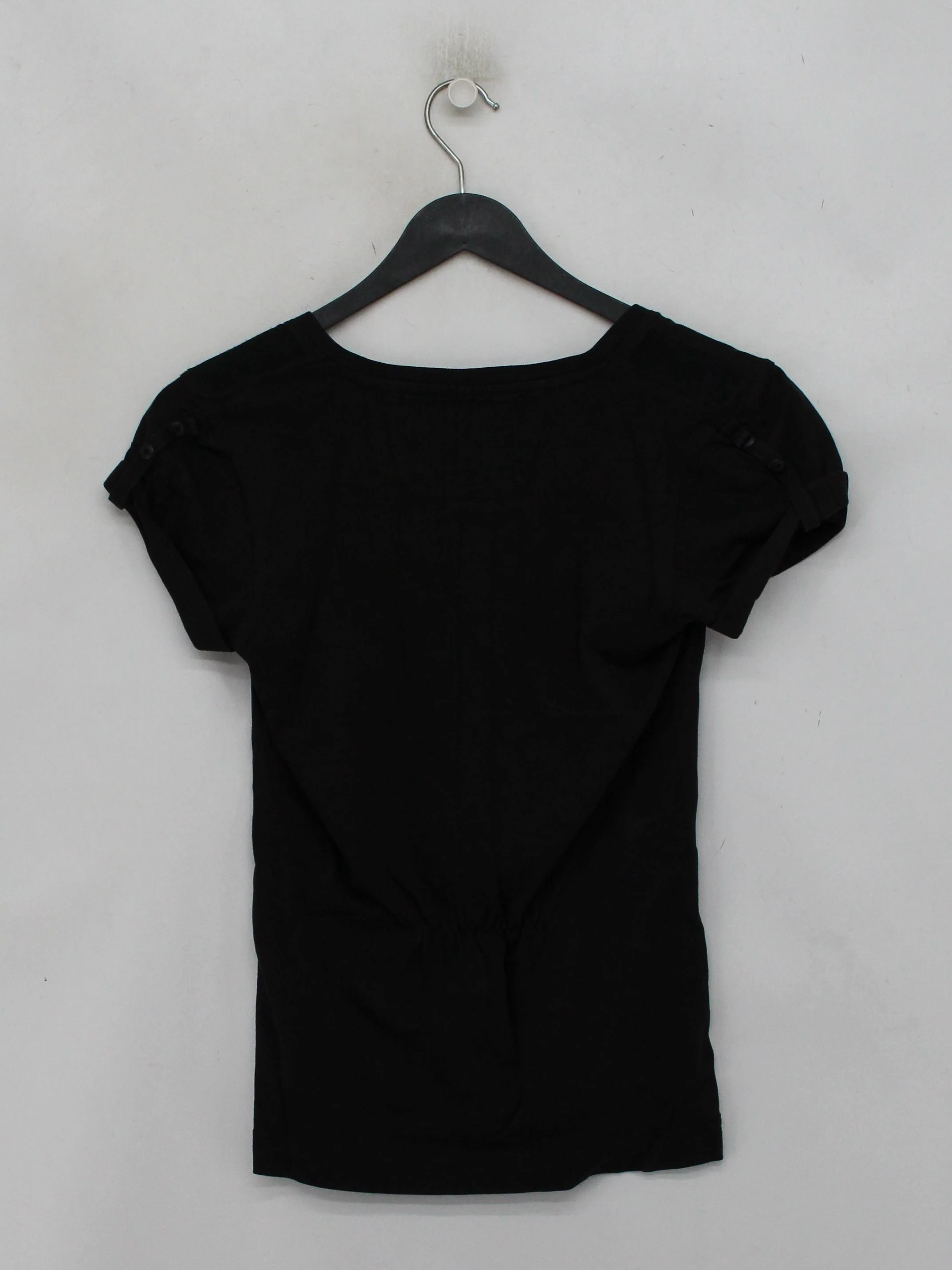 G-Star Raw Women's T-Shirt S Black 100% Cotton Short Sleeve V-Neck Basic - Image 2