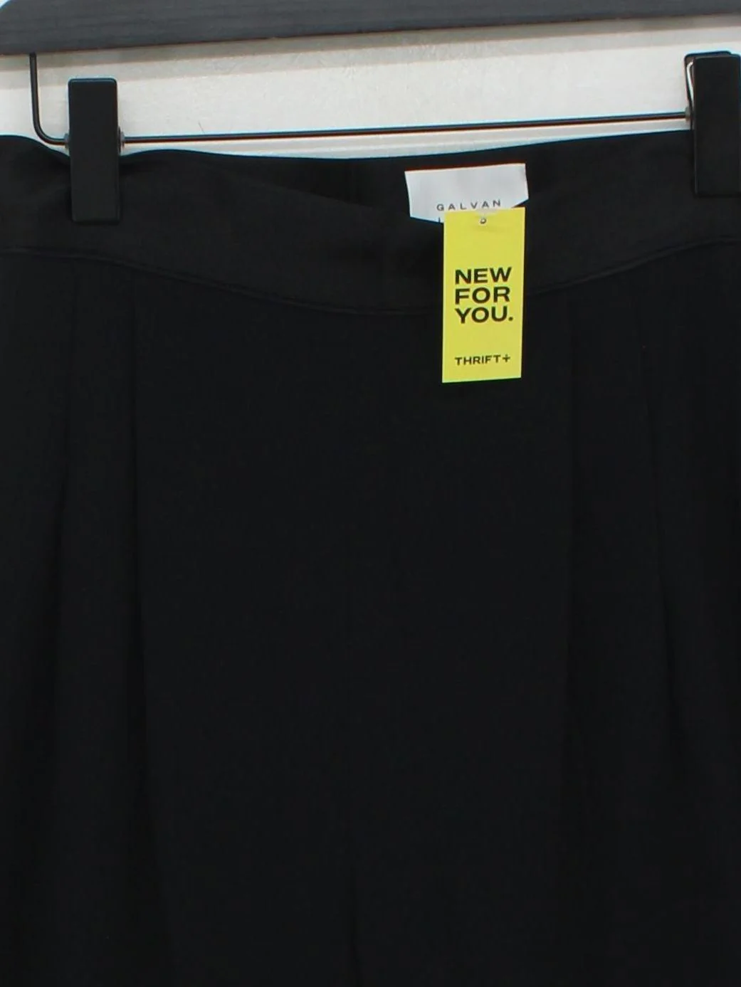 Galvan London Women's Trousers UK 12 Black Acetate with Polyester Straight Chino - Image 3