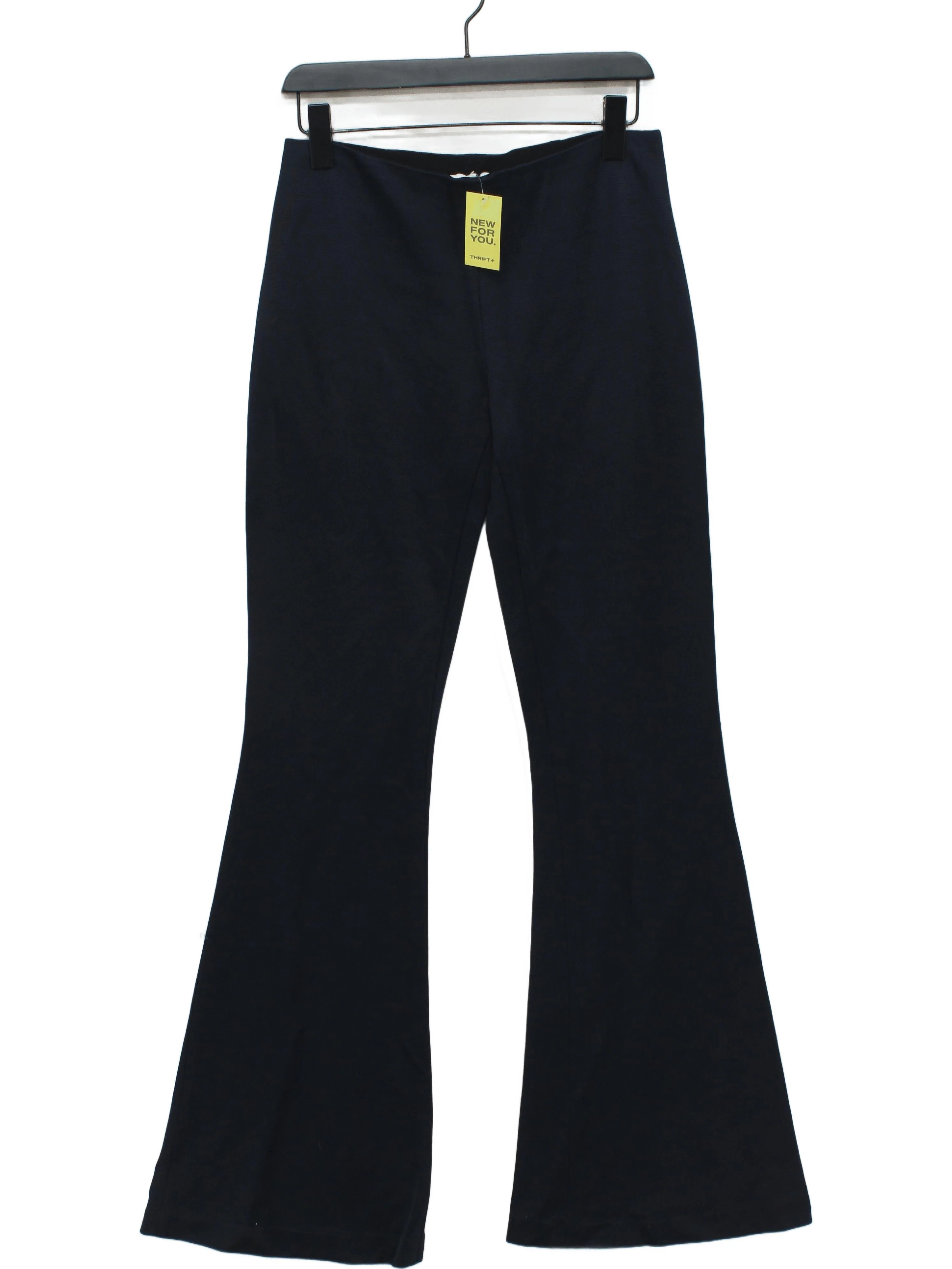 Galvan London Women's Trousers UK 14 Blue Viscose with Polyamide, Elastane Chino