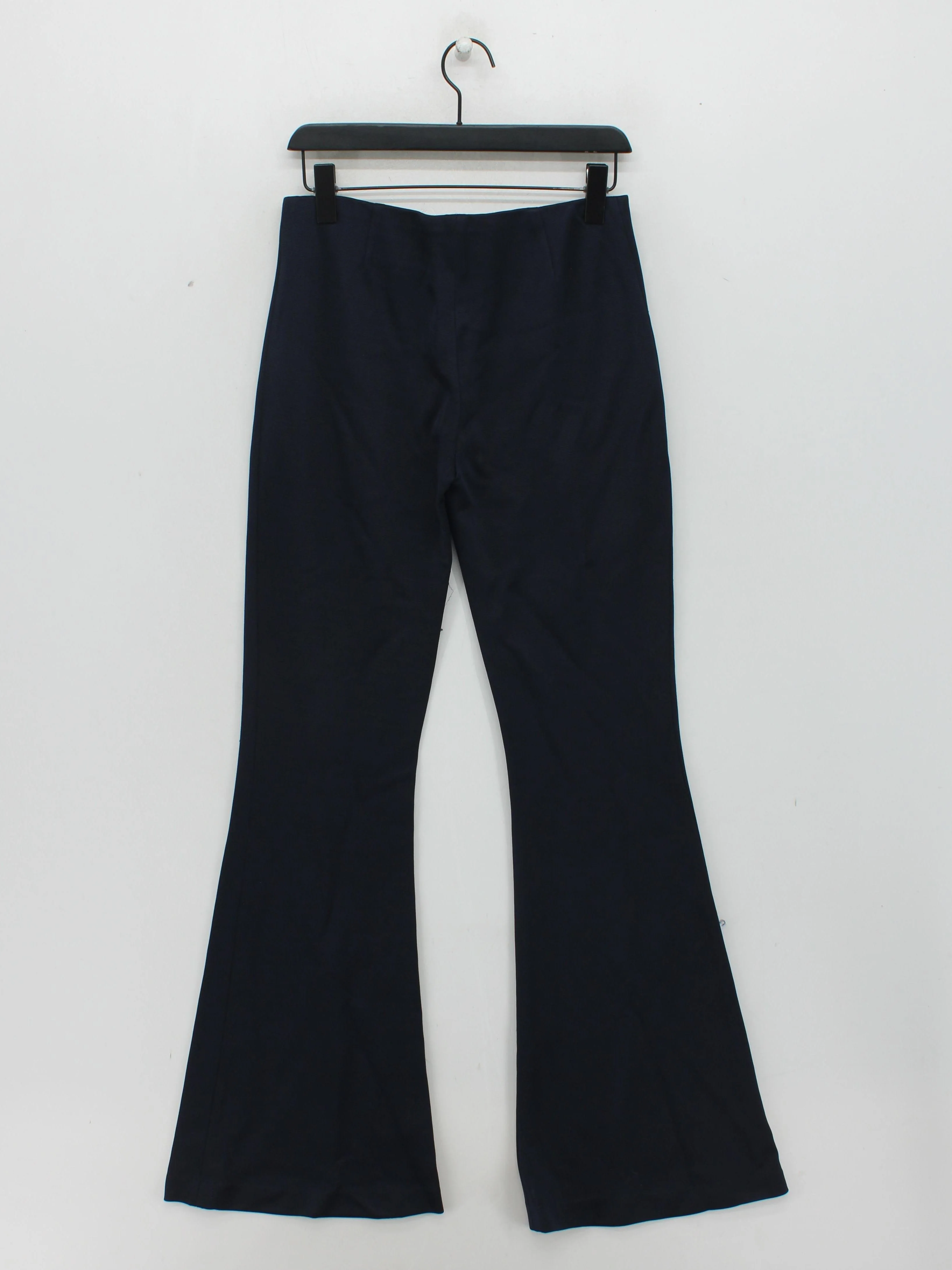 Galvan London Women's Trousers UK 14 Blue Viscose with Polyamide, Elastane Chino - Image 2