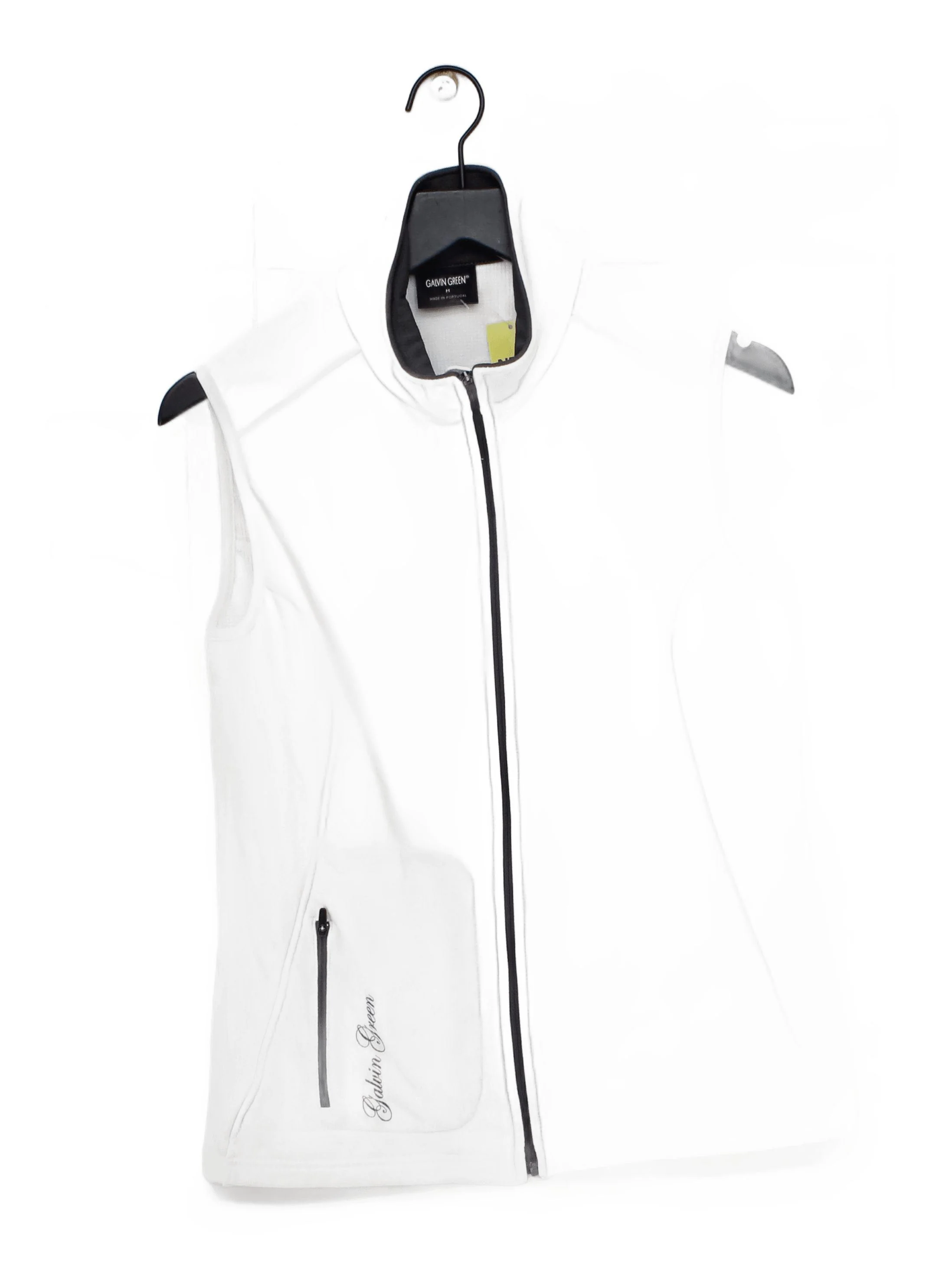 Galvin Green Men's Coat M White Polyester with Elastane Overcoat