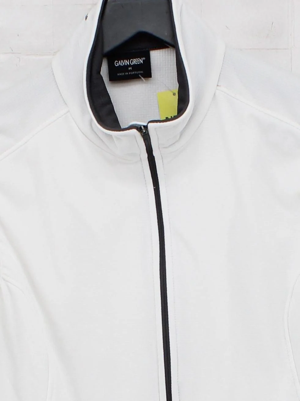 Galvin Green Men's Coat M White Polyester with Elastane Overcoat - Image 3
