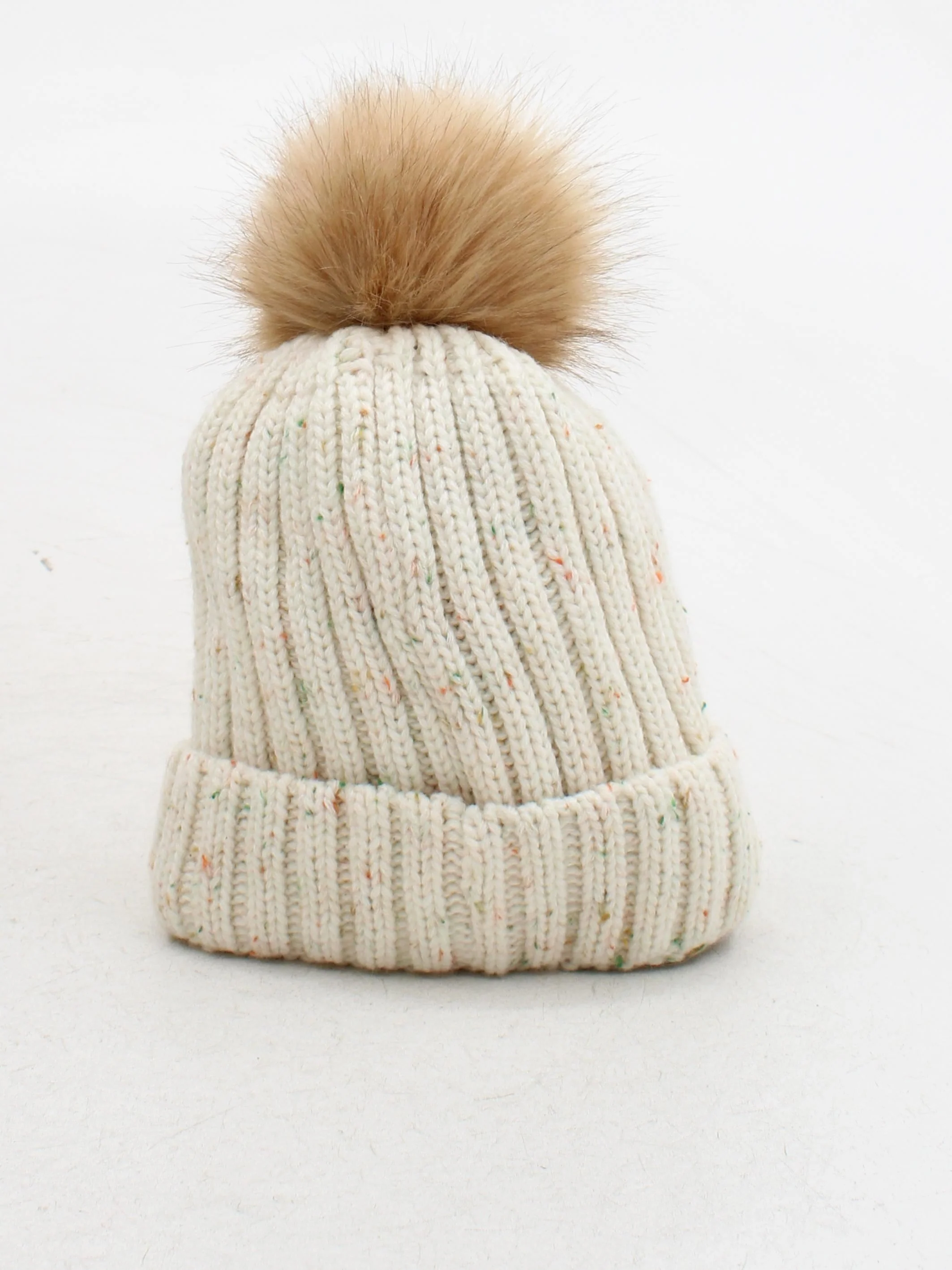 Gandys Men's Hat M Cream 100% Acrylic Beanie - Image 2