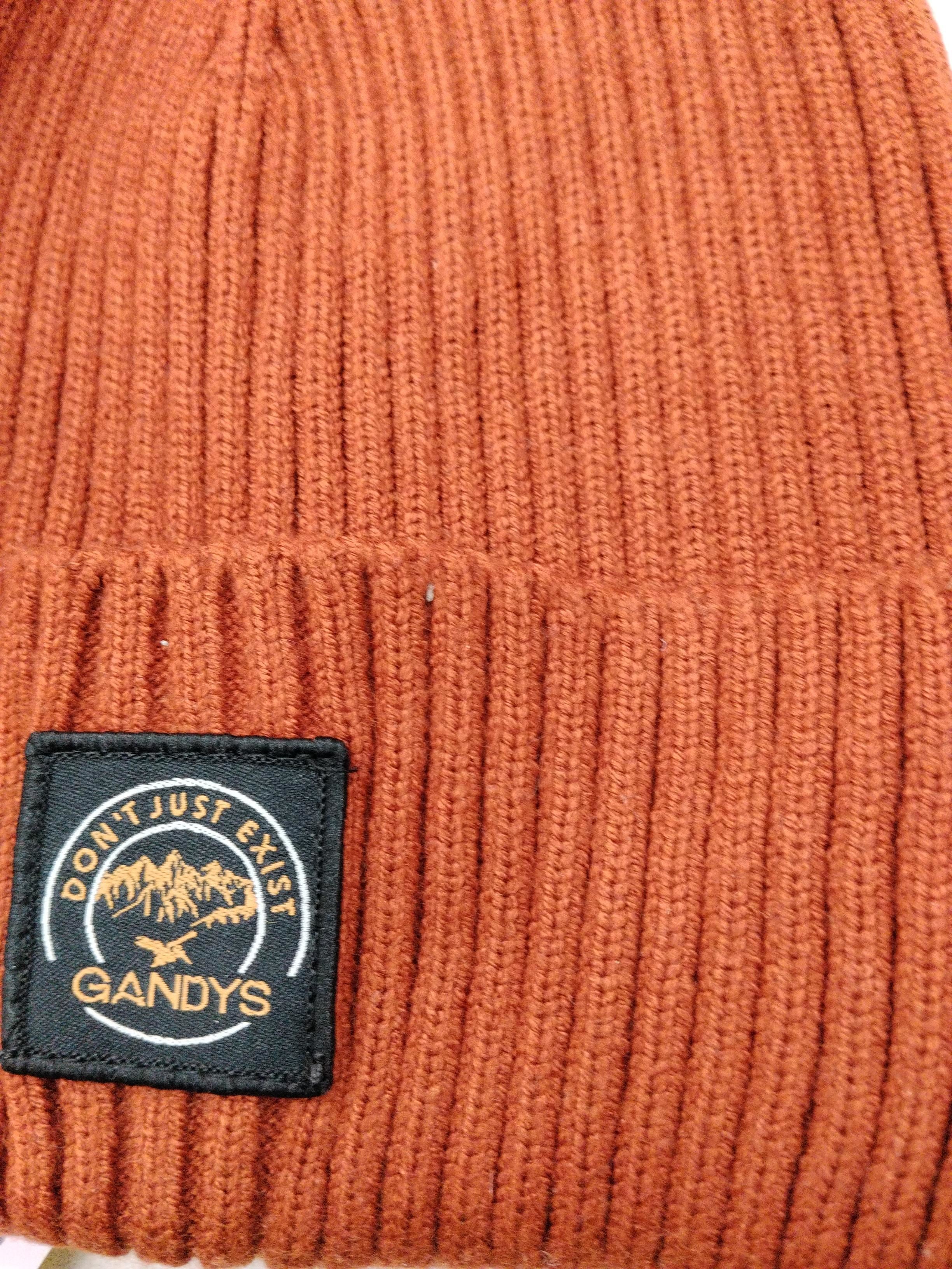Gandys Men's Hat M Tan Viscose with Nylon, Polyester Beanie - Image 3