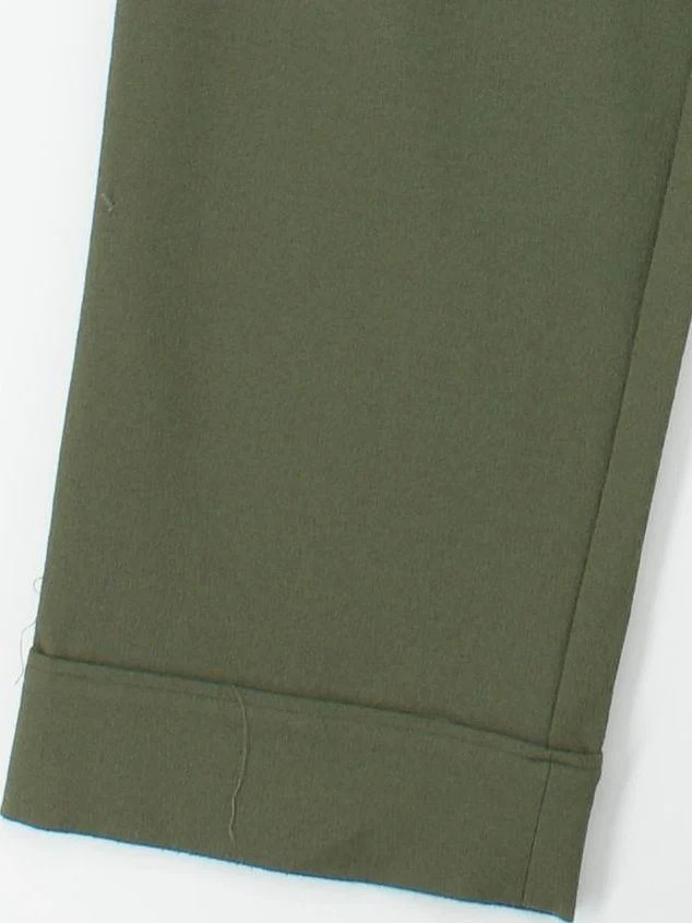 Ganni Men's Sports Bottoms M Green Polyester with Elastane Wide-Leg Sweatpants - Image 4