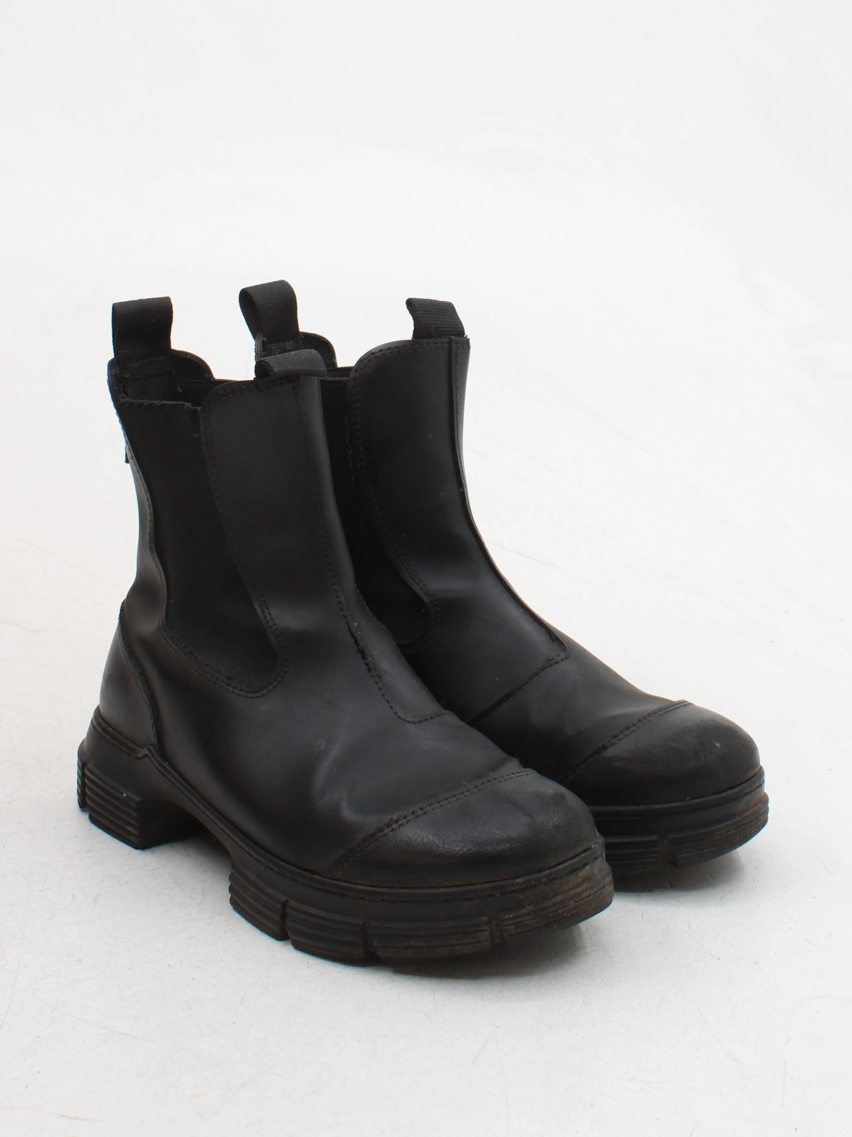 Ganni Women's Boots UK 5 Black 100% Leather Chelsea - Image 4