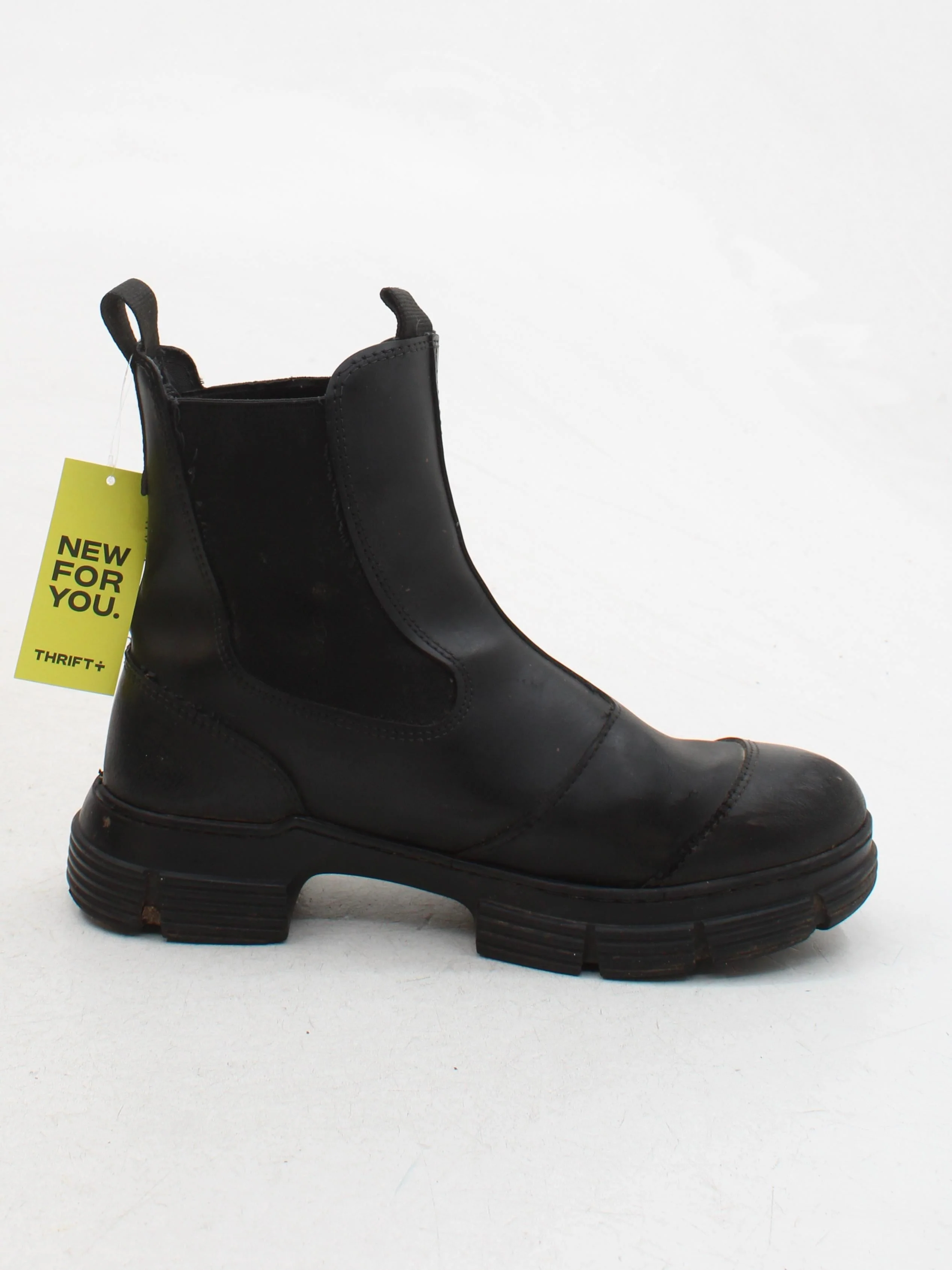 Ganni Women's Boots UK 5 Black 100% Leather Chelsea - Image 5
