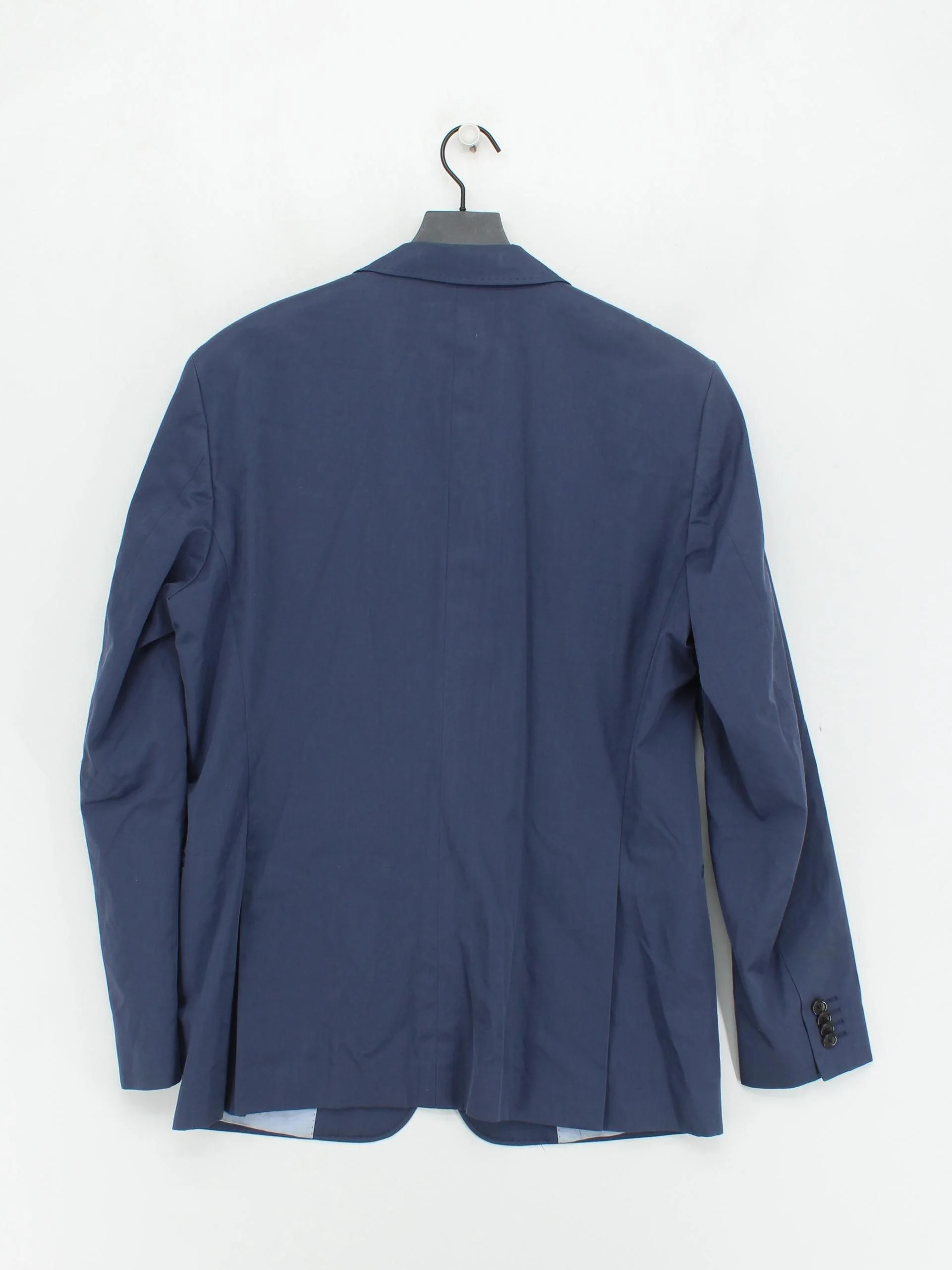Gant Men's Blazer Chest: 52 in Blue Cotton with Viscose Overcoat - Image 2