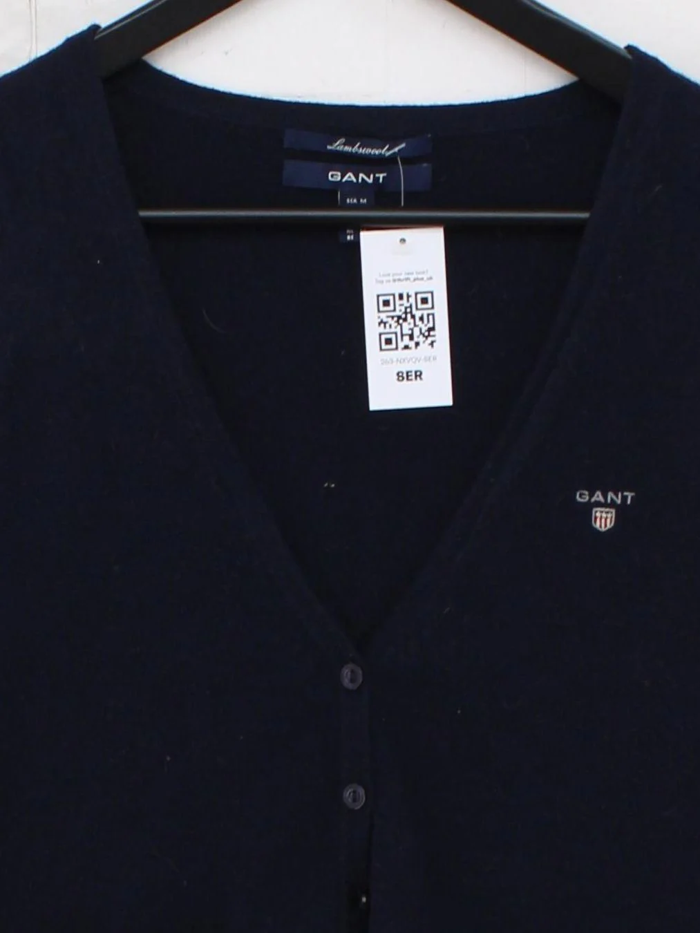 Gant Men's Coat M Blue 100% Wool Overcoat - Image 3