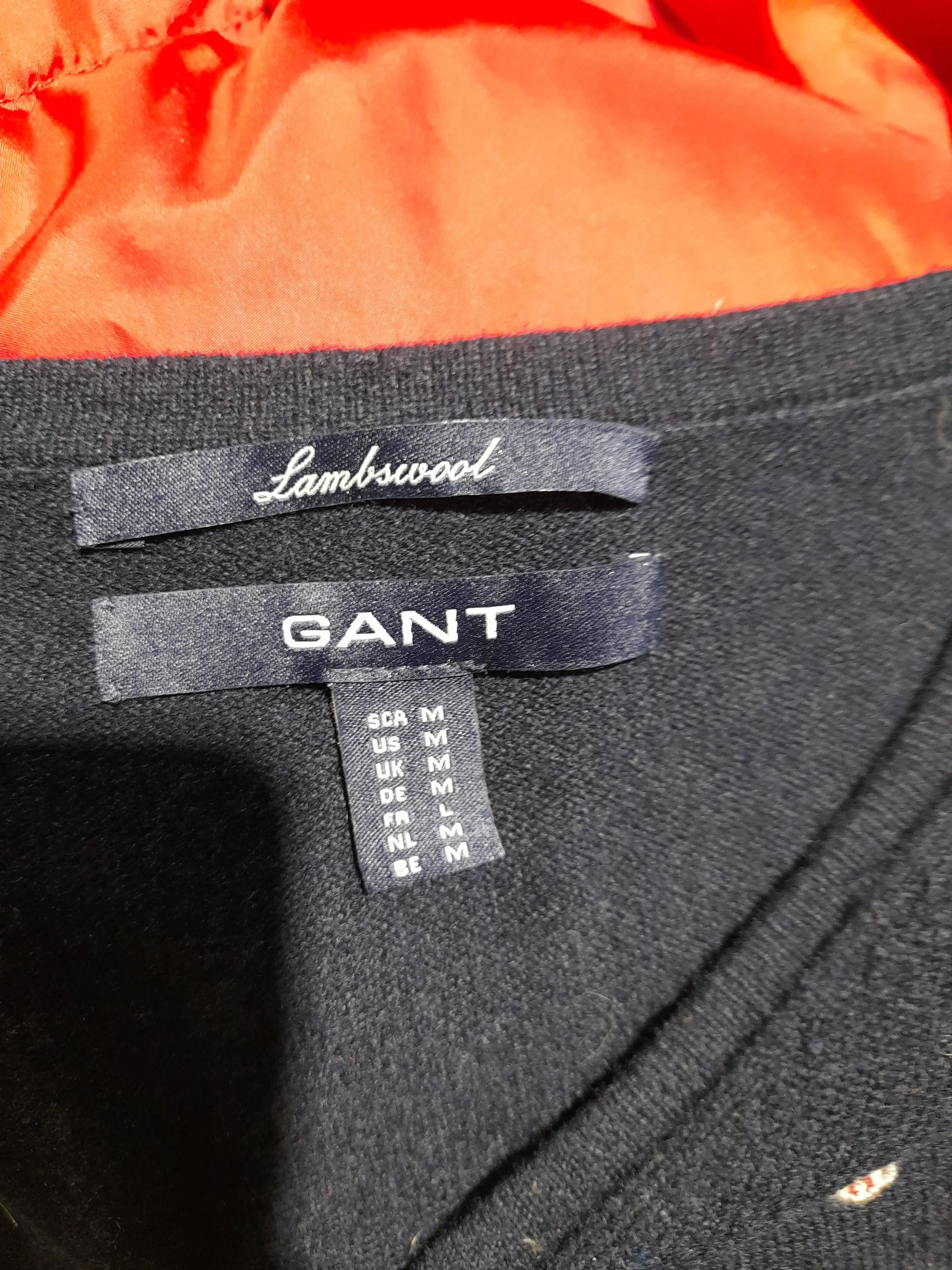 Gant Men's Coat M Blue 100% Wool Overcoat - Image 6