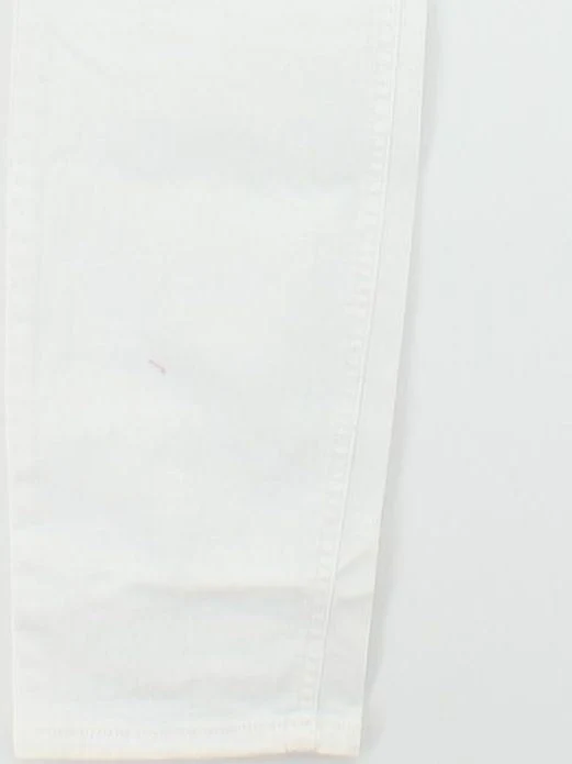 Gant Men's Jeans W 34 in; L 32 in White Cotton with Elastane Straight - Image 4