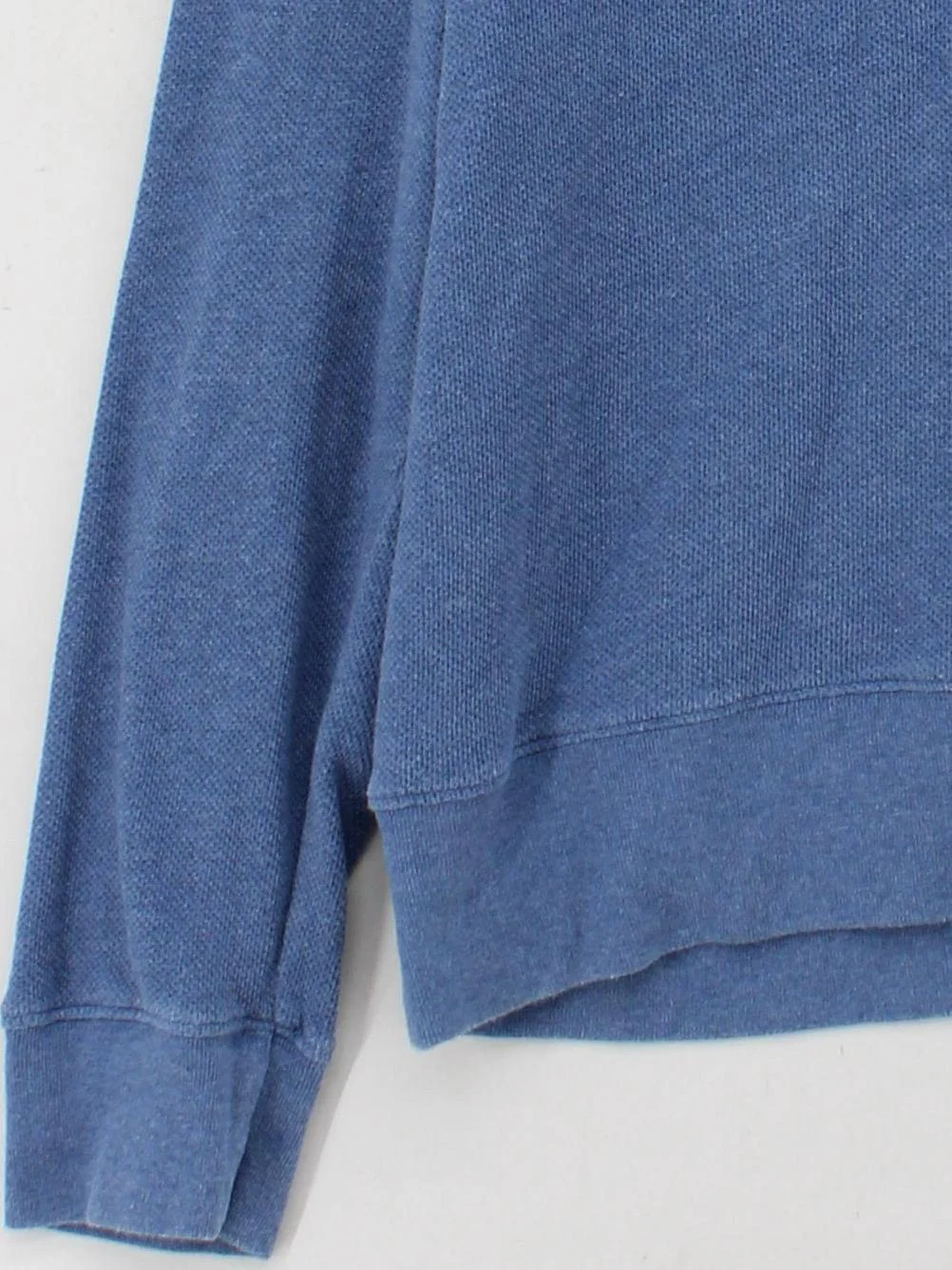 Gant Men's Jumper L Blue 100% Cotton Mock Neck Pullover - Image 4