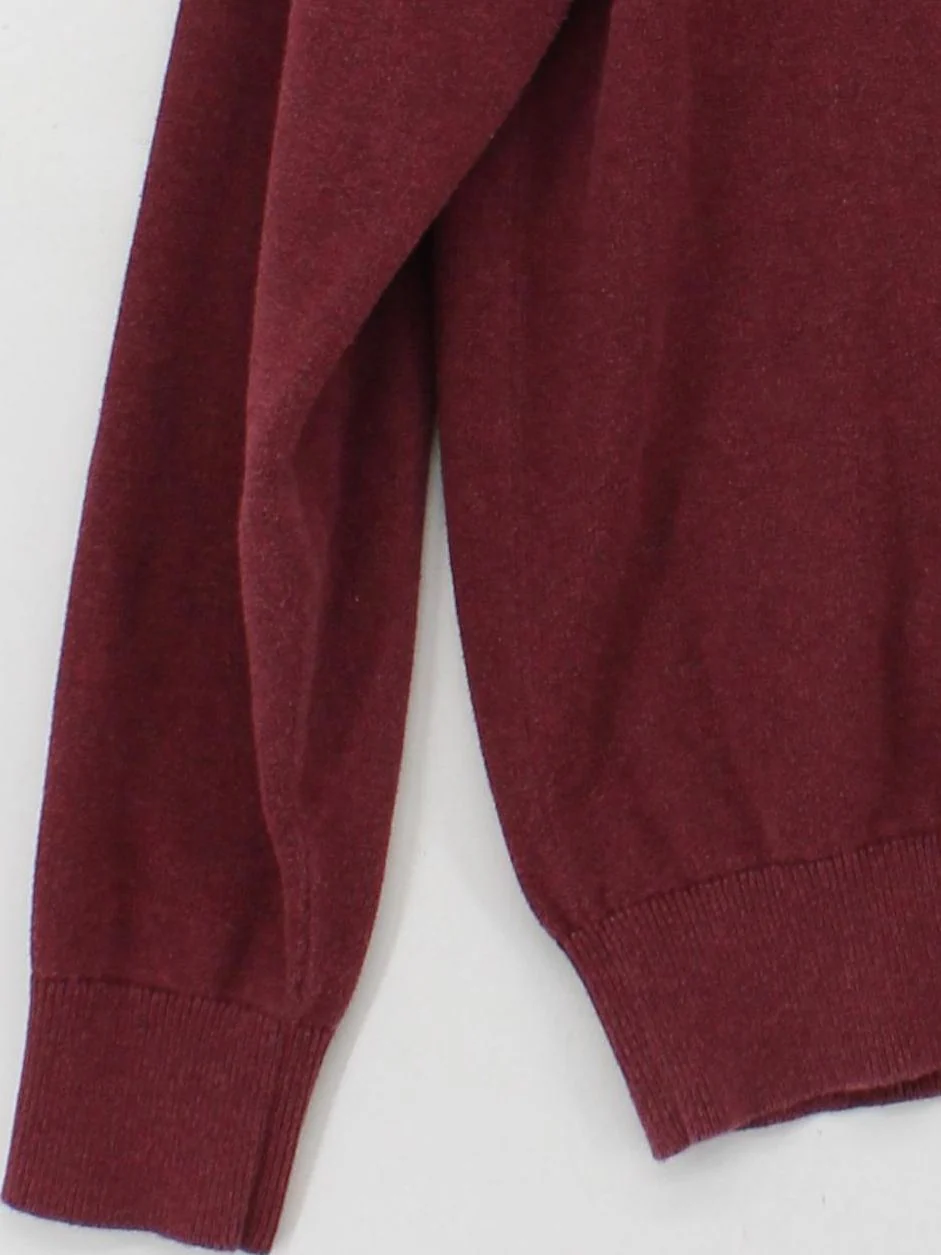 Gant Men's Jumper L Red 100% Cotton High Neck Pullover - Image 4