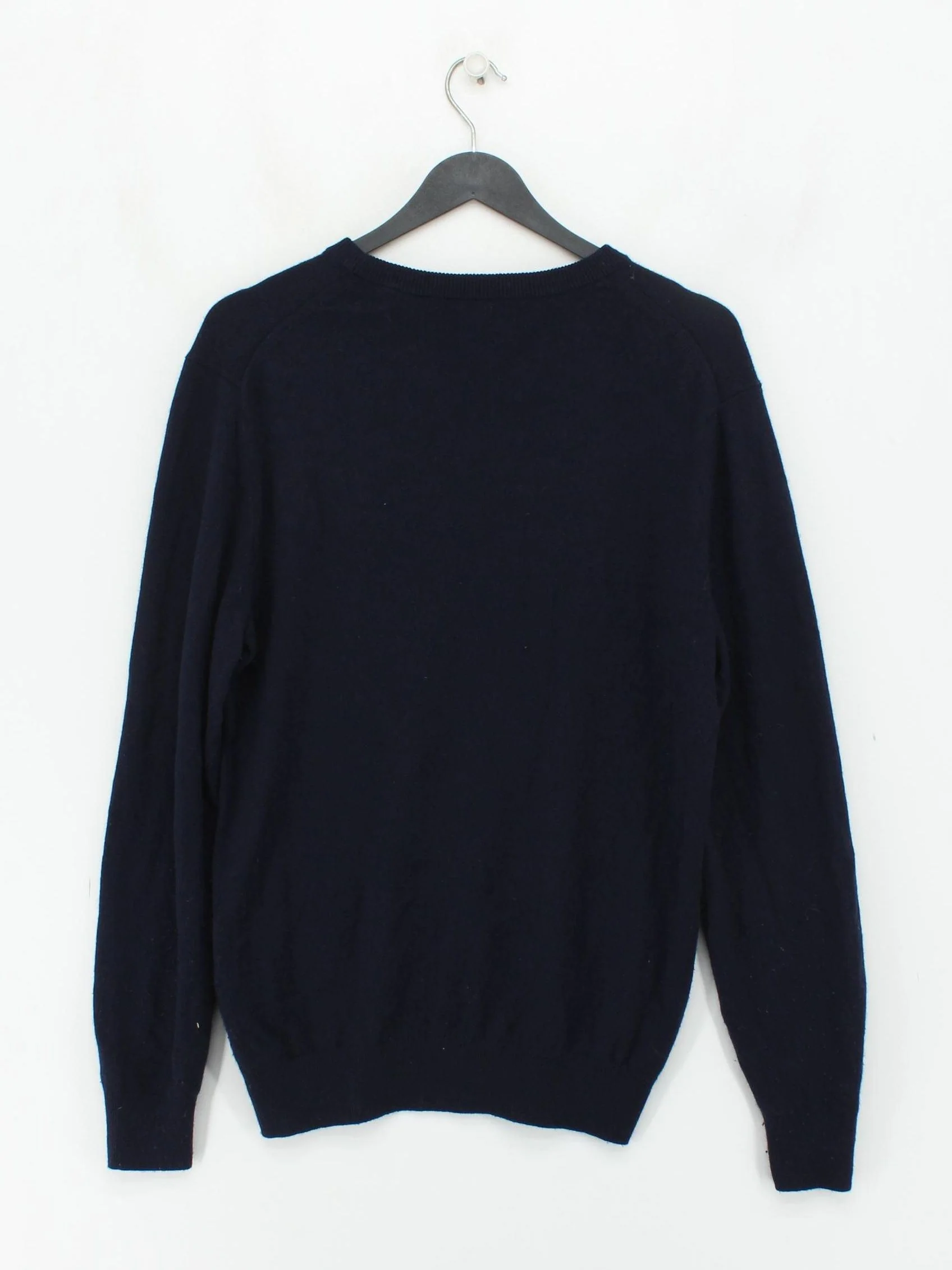 Gant Men's Jumper M Blue 100% Wool Crew Neck Pullover - Image 2