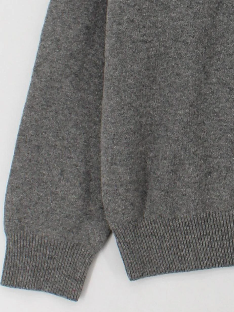 Gant Men's Jumper XL Grey 100% Wool Round Neck Pullover - Image 4