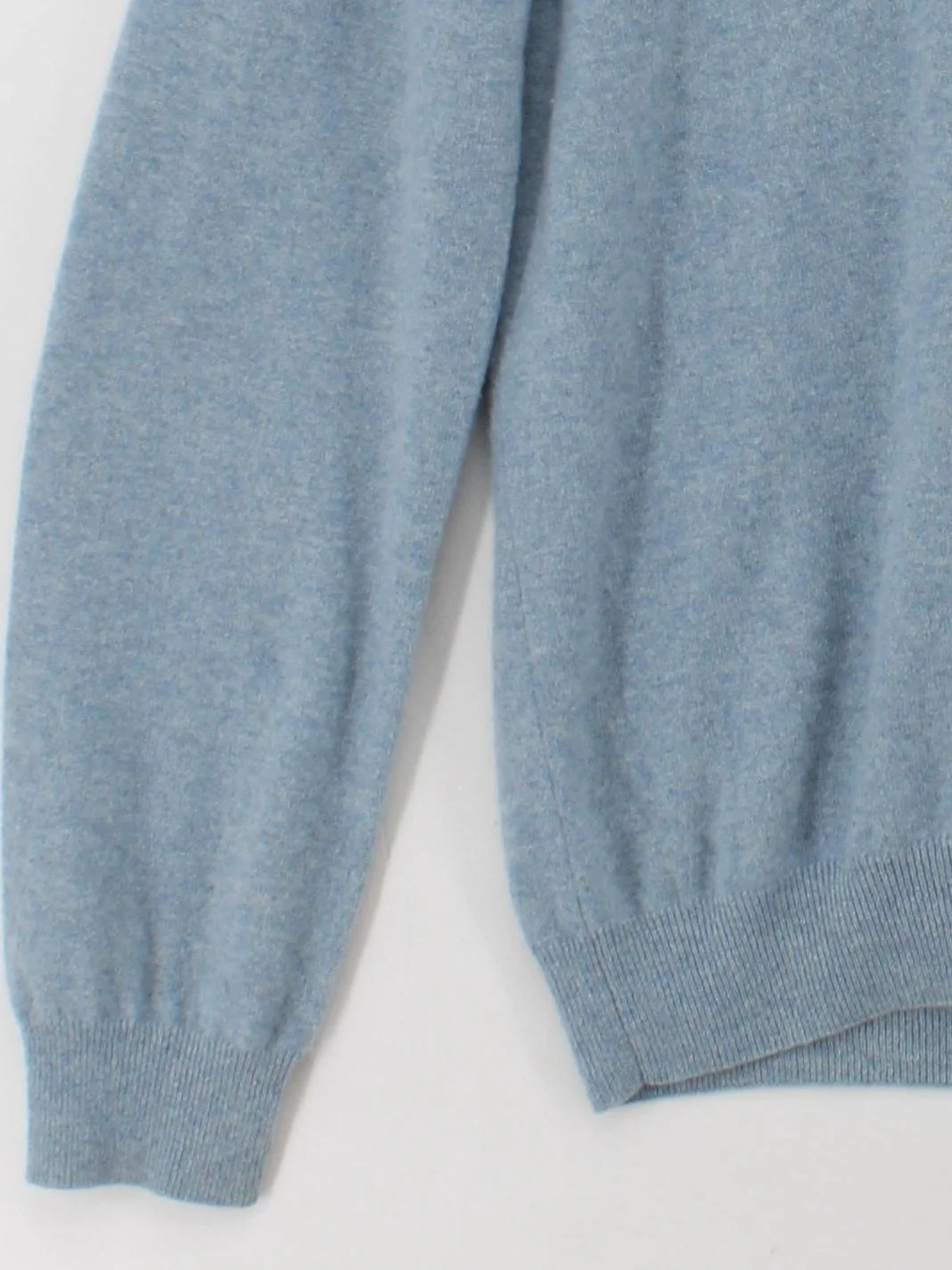 Gant Men's Jumper XXL Blue 100% Cashmere V-Neck Pullover - Image 4