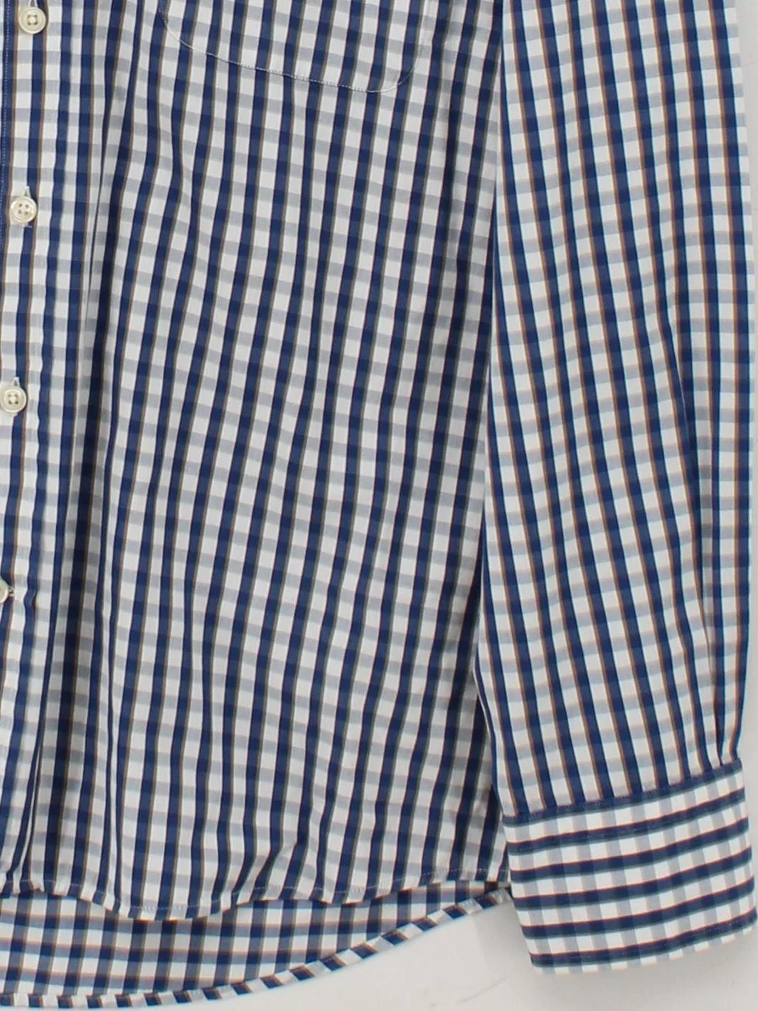 Gant Men's Shirt L Blue Checkered 100% Cotton Basic - Image 4