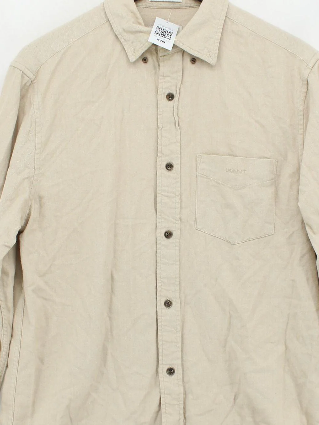 Gant Men's Shirt M Cream 100% Cotton Basic - Image 3