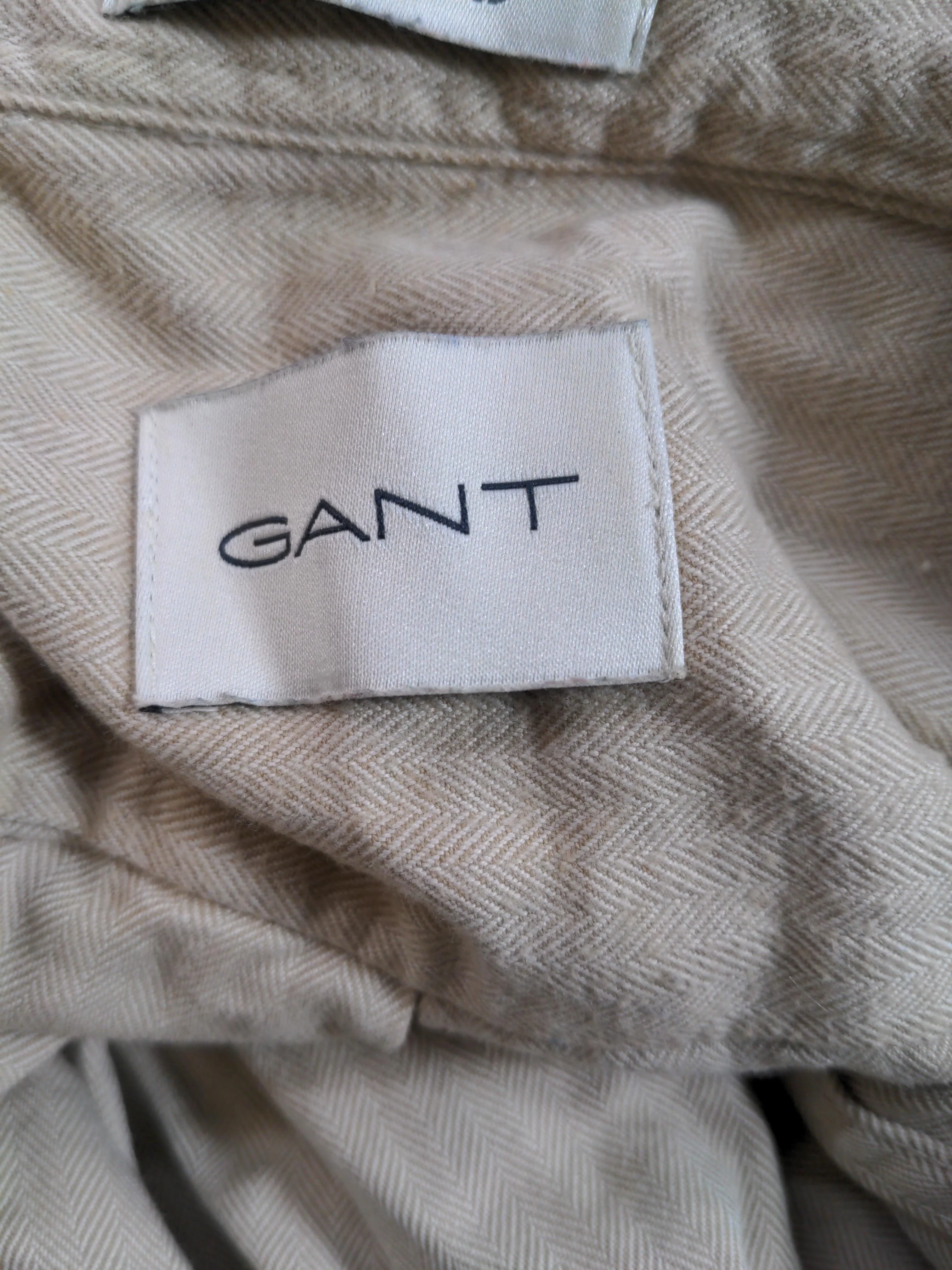 Gant Men's Shirt M Cream 100% Cotton Basic - Image 5
