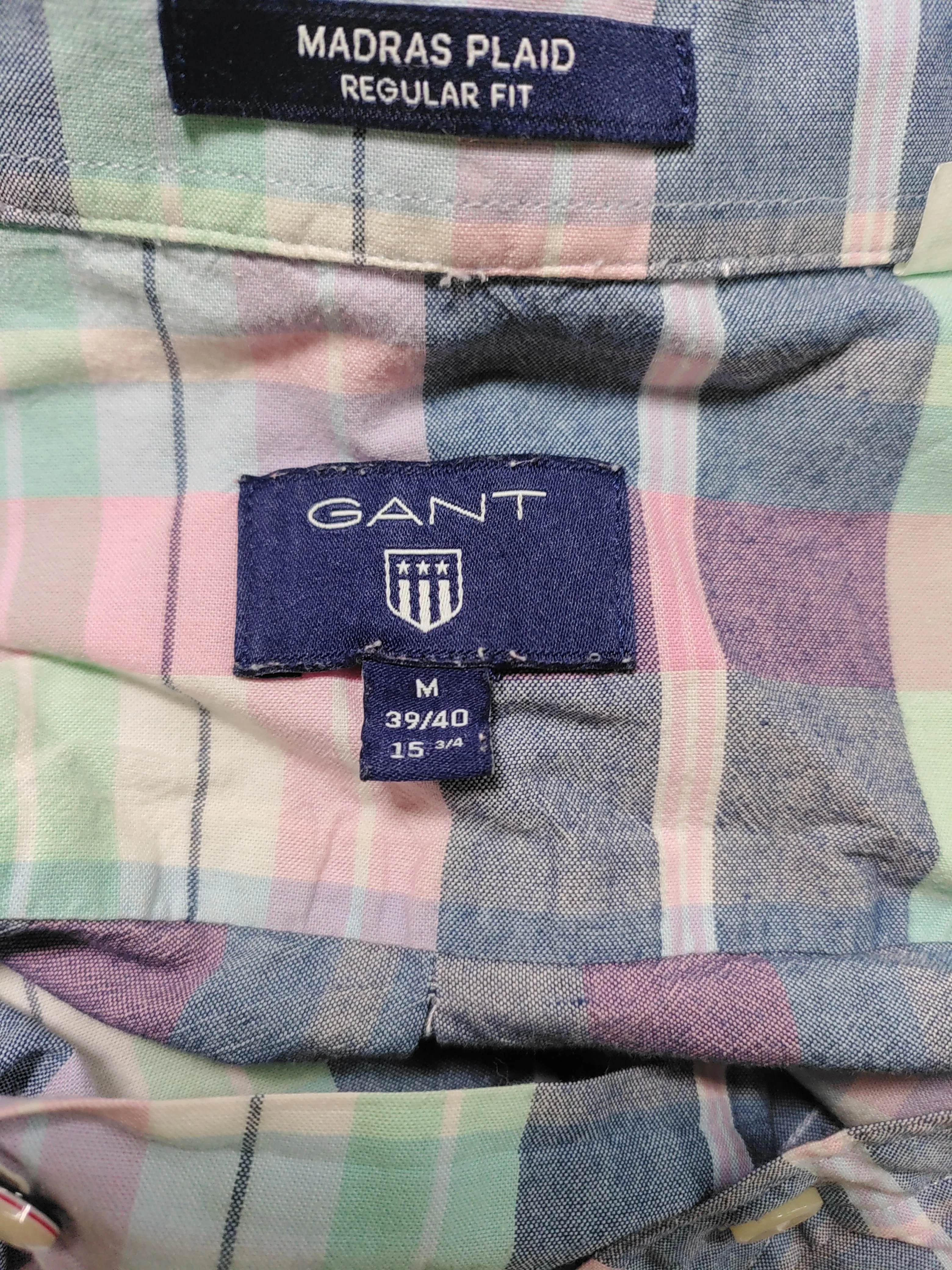 Gant Men's Shirt M Multi Checkered 100% Cotton Basic - Image 5