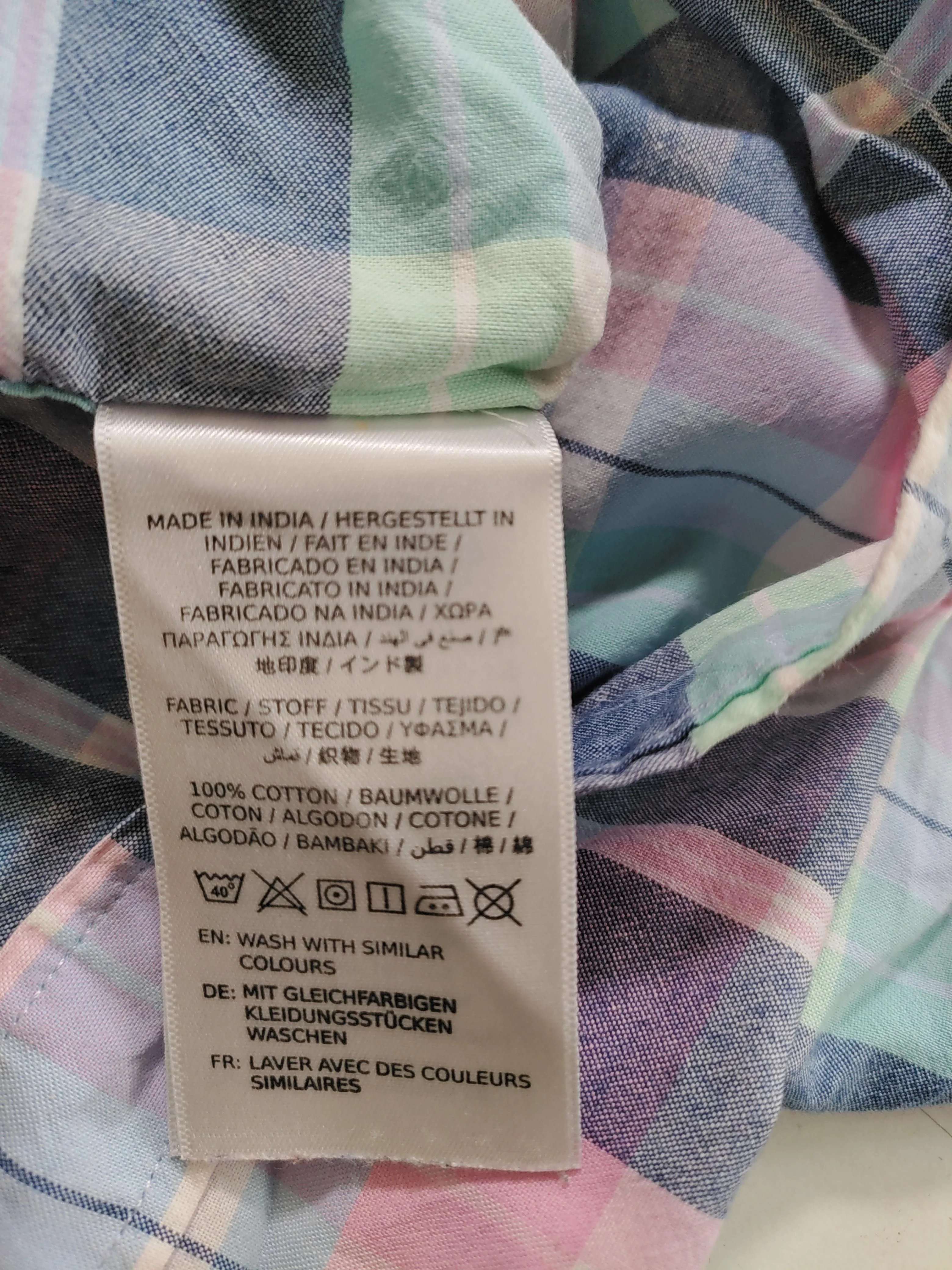 Gant Men's Shirt M Multi Checkered 100% Cotton Basic - Image 6