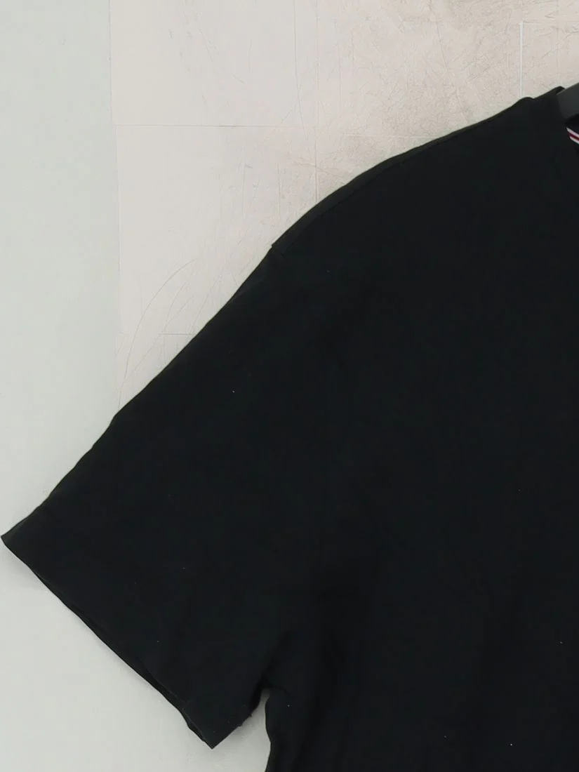Gant Men's T-Shirt L Black 100% Cotton Basic - Image 4