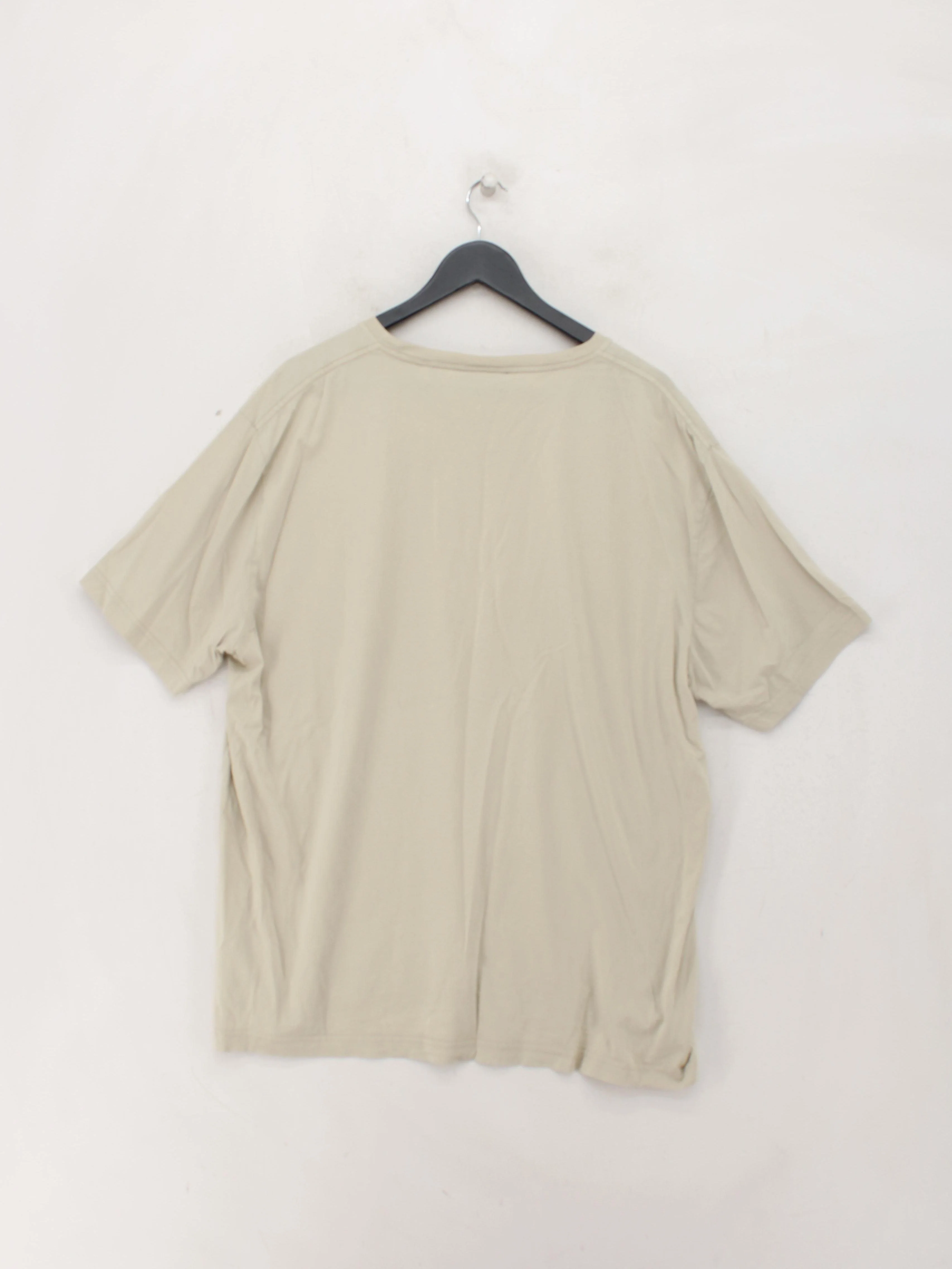 Gant Men's T-Shirt XXXL Cream 100% Cotton Basic - Image 2