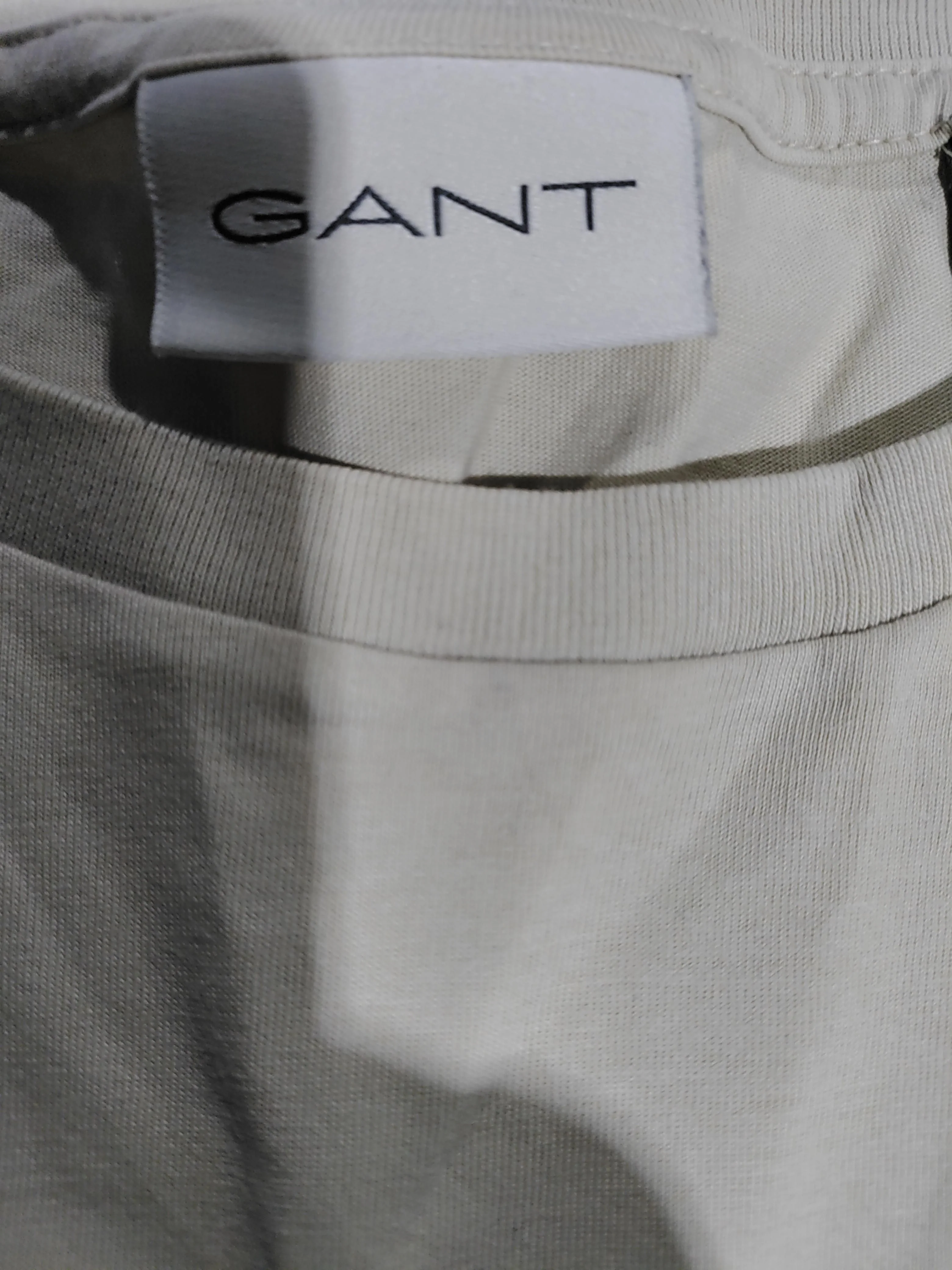 Gant Men's T-Shirt XXXL Cream 100% Cotton Basic - Image 5