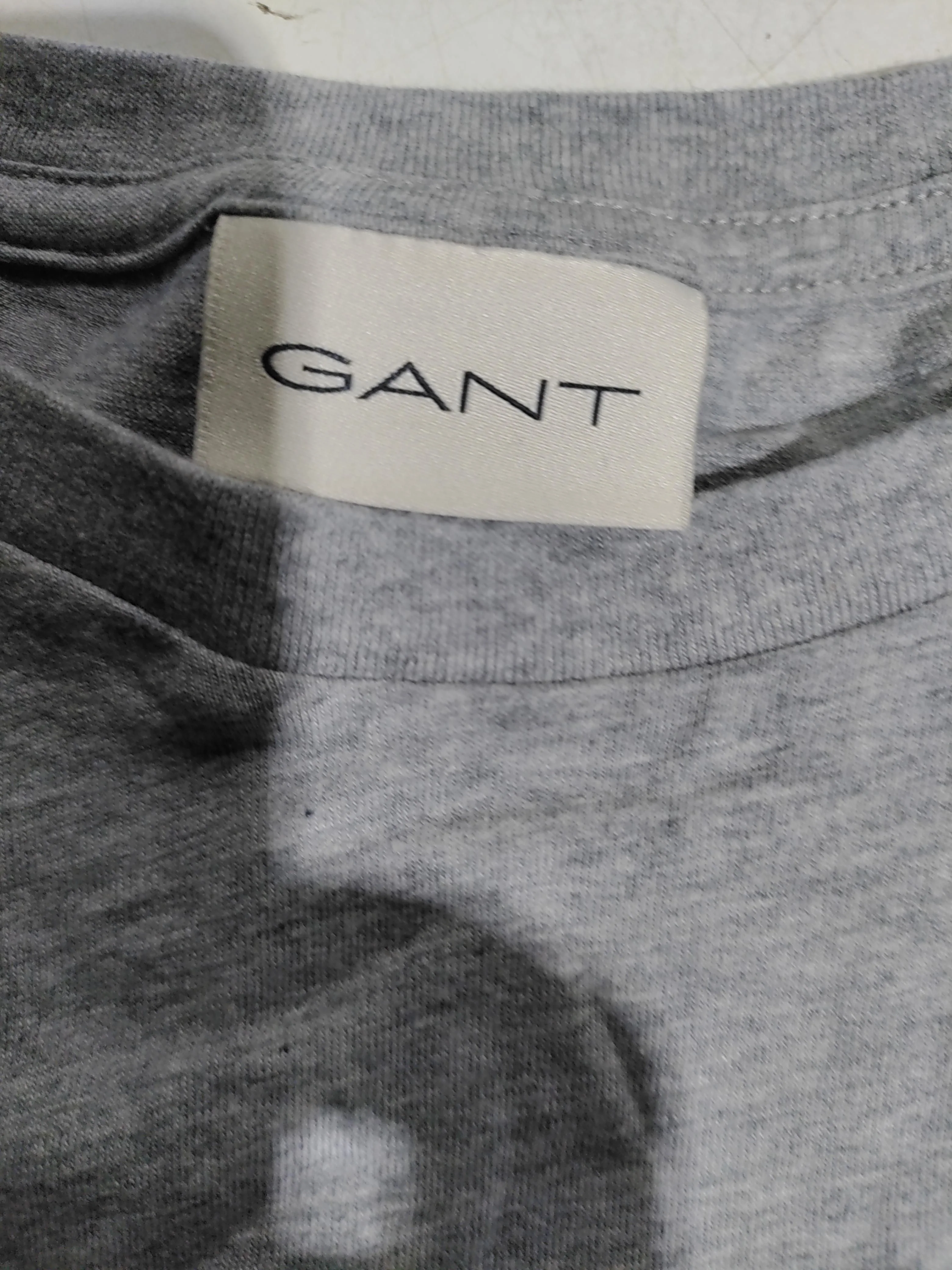 Gant Men's T-Shirt XXXL Grey 100% Cotton Basic - Image 5