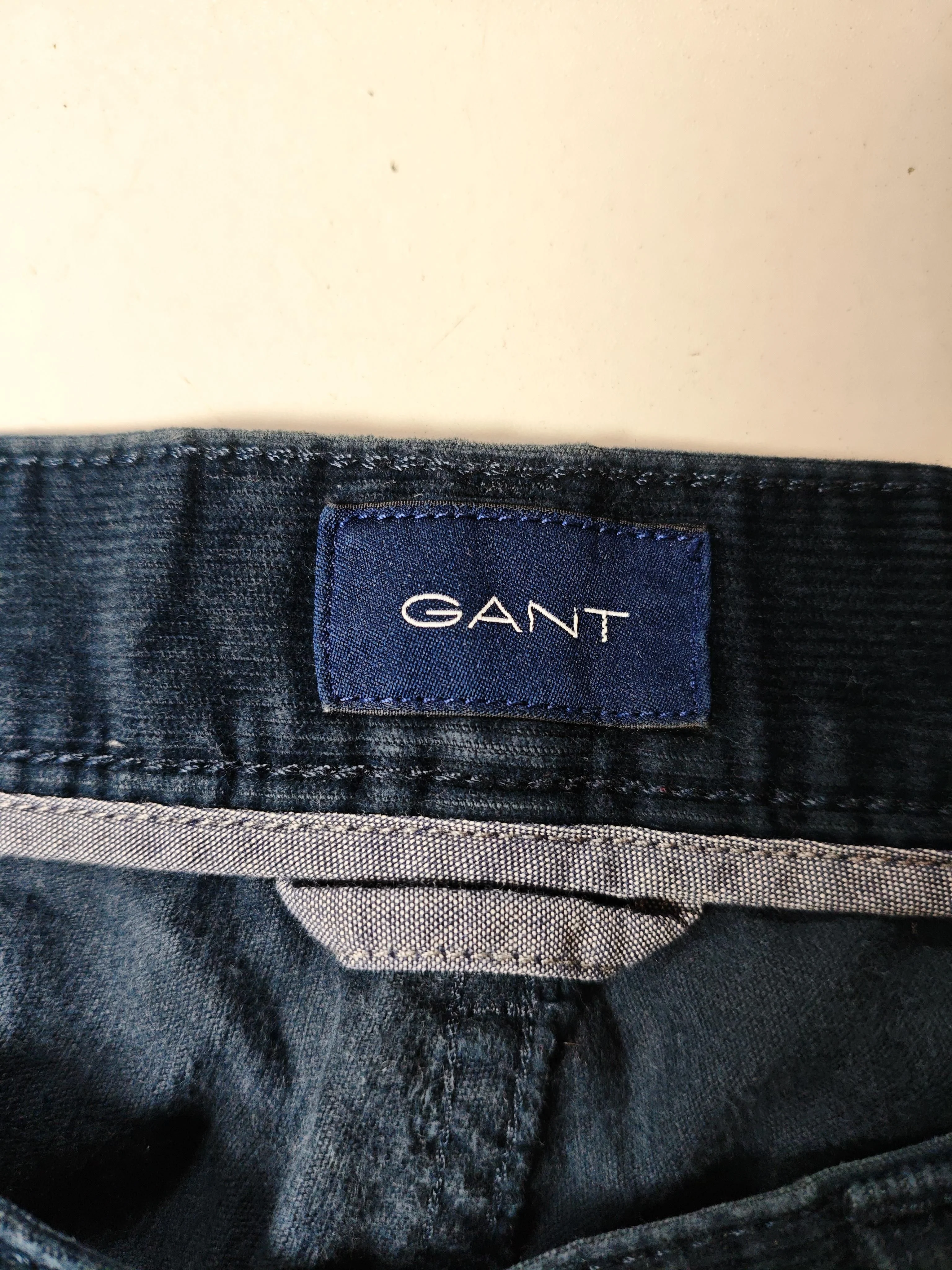 Gant Men's Trousers L Blue 100% Cotton Straight Chino - Image 6