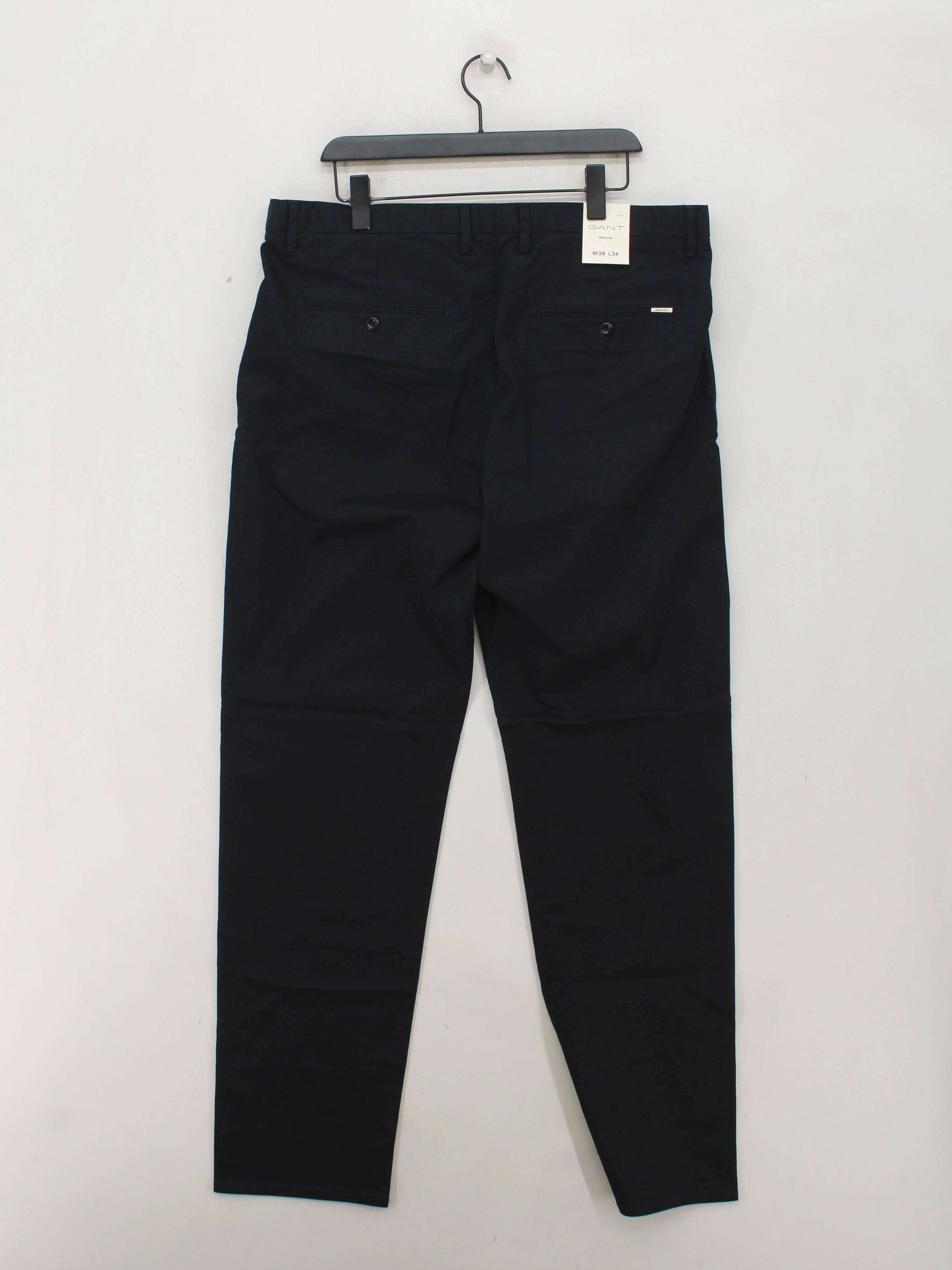 Gant Men's Trousers W 38 in Black Cotton New with tags - Image 2