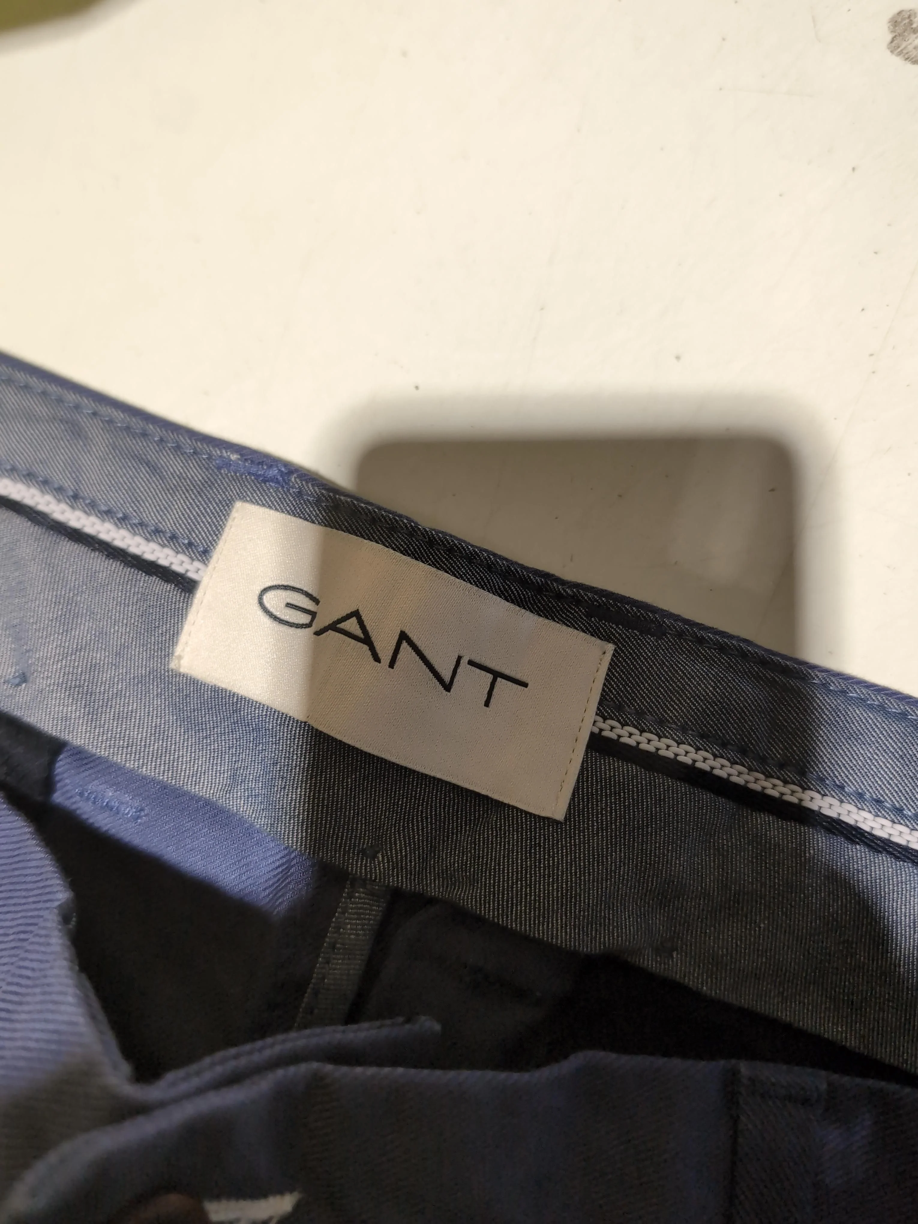 Gant Men's Trousers W 38 in Blue Cotton New with tags - Image 5