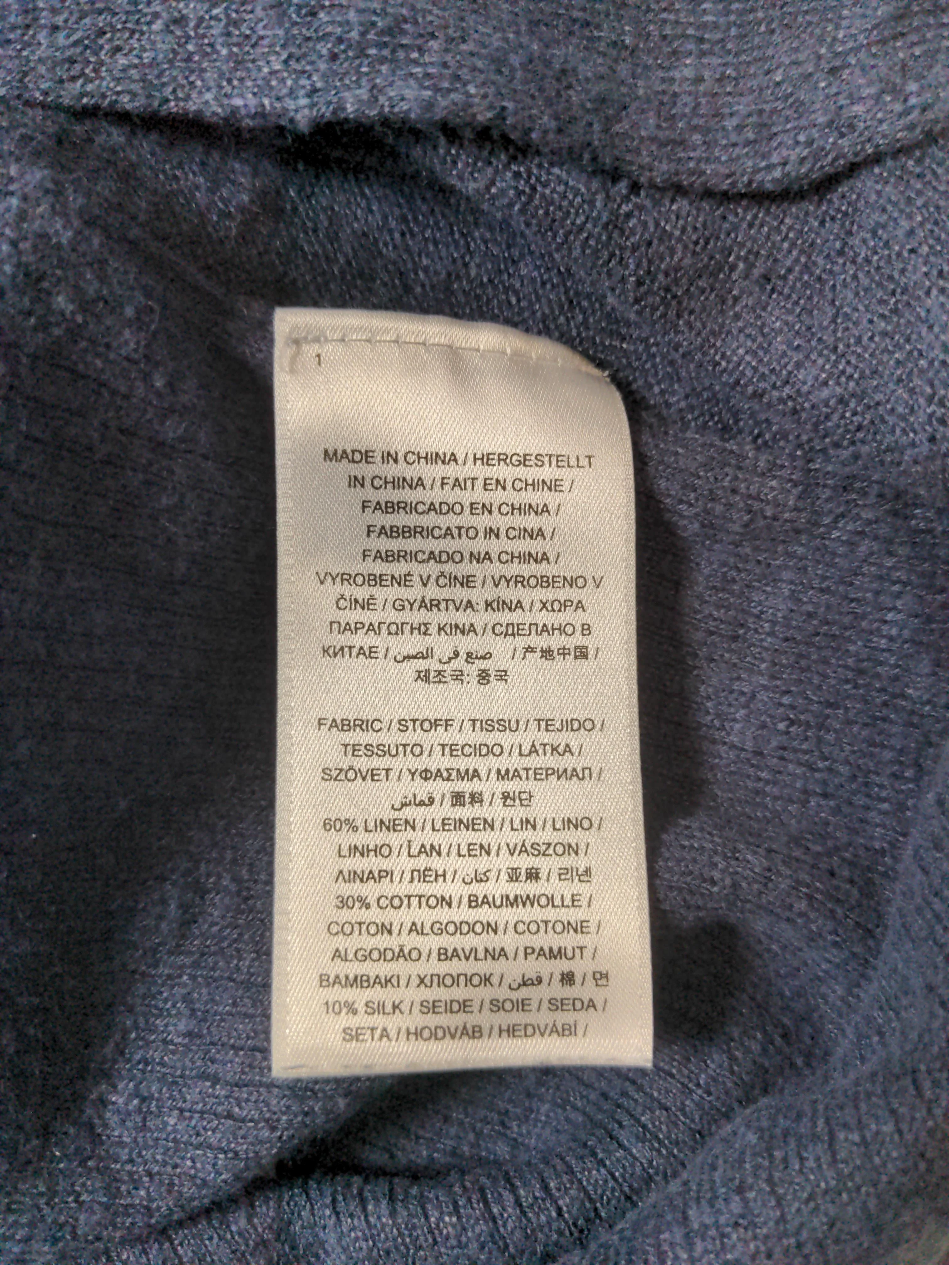 Gant T-Shirt Midi Dress M in Blue - Image 6