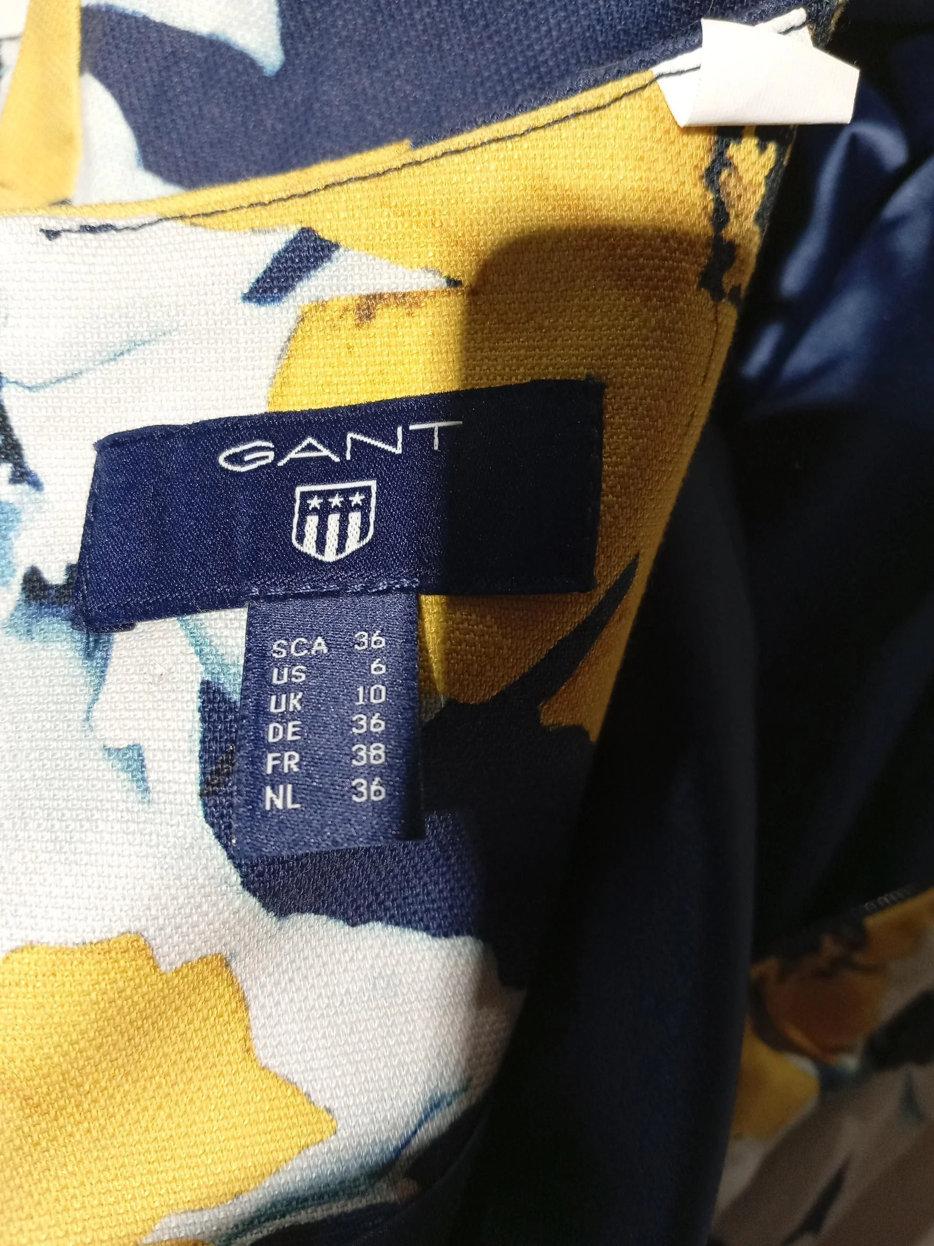 Gant T-Shirt Mini Dress UK10 in Multi - Image 5