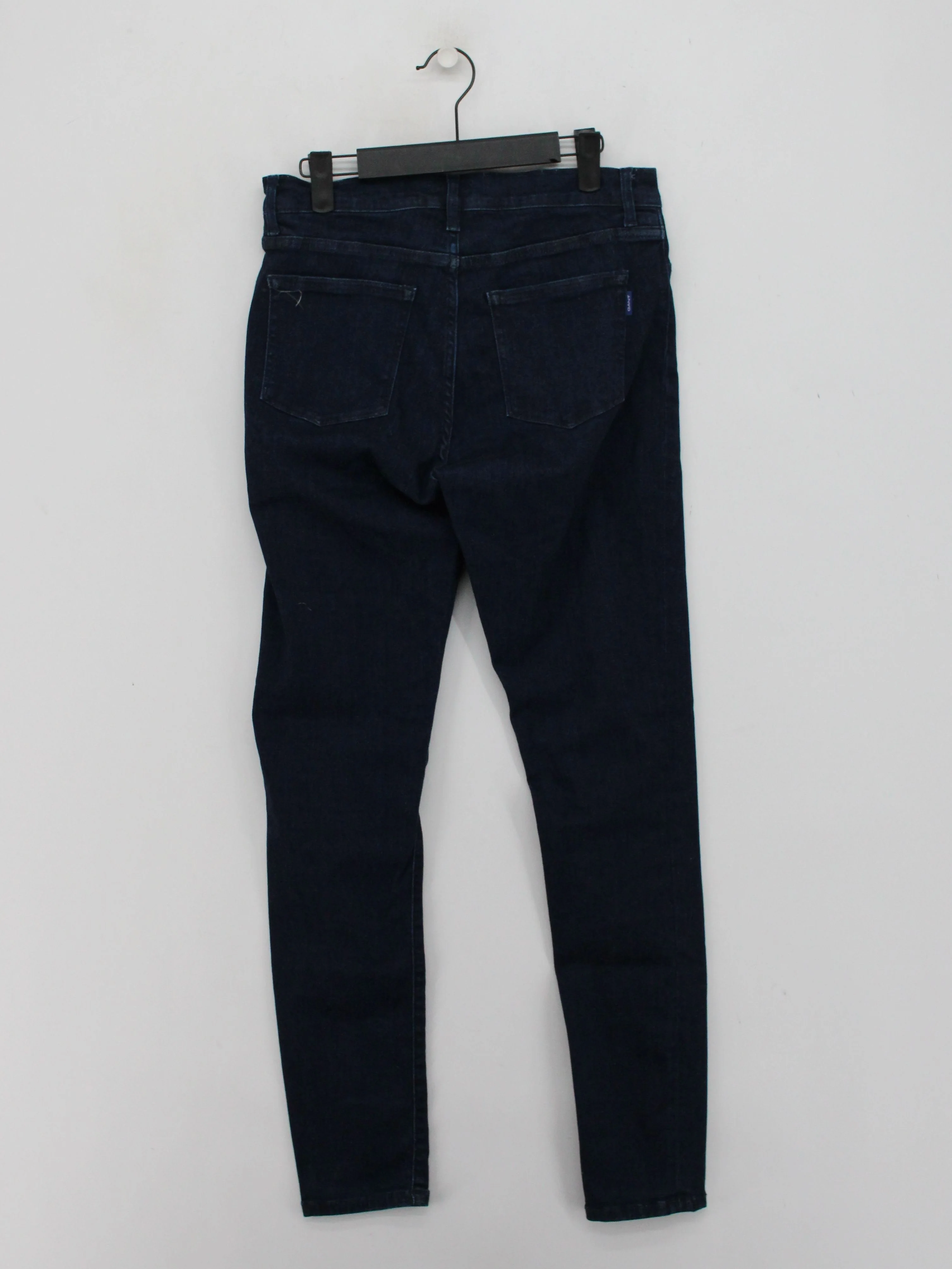 Gant Women's Jeans UK 12 Blue Cotton with Elastane Skinny - Image 2