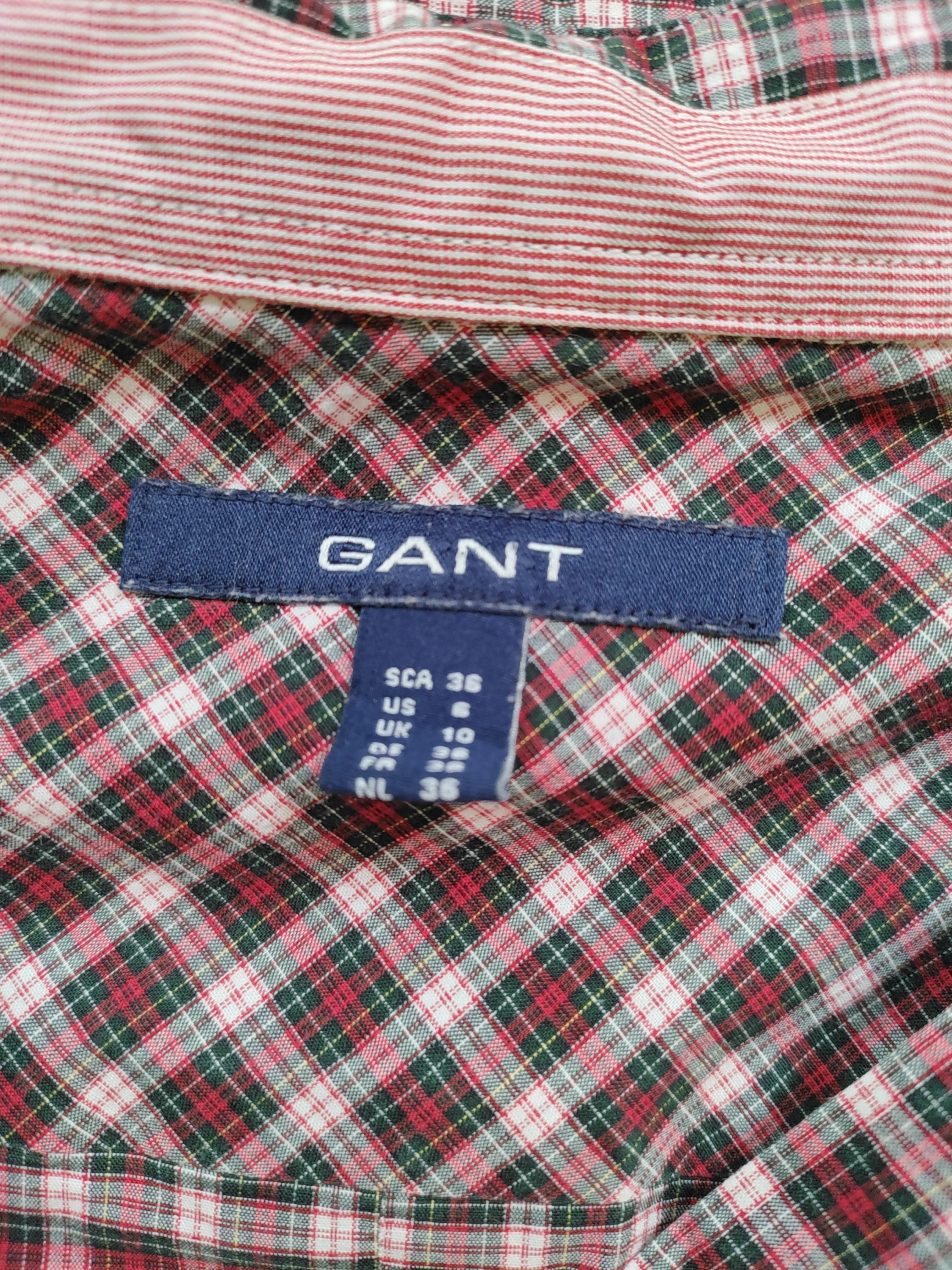 Gant Women's Shirt UK 10 Red Cotton with Elastane Basic - Image 5