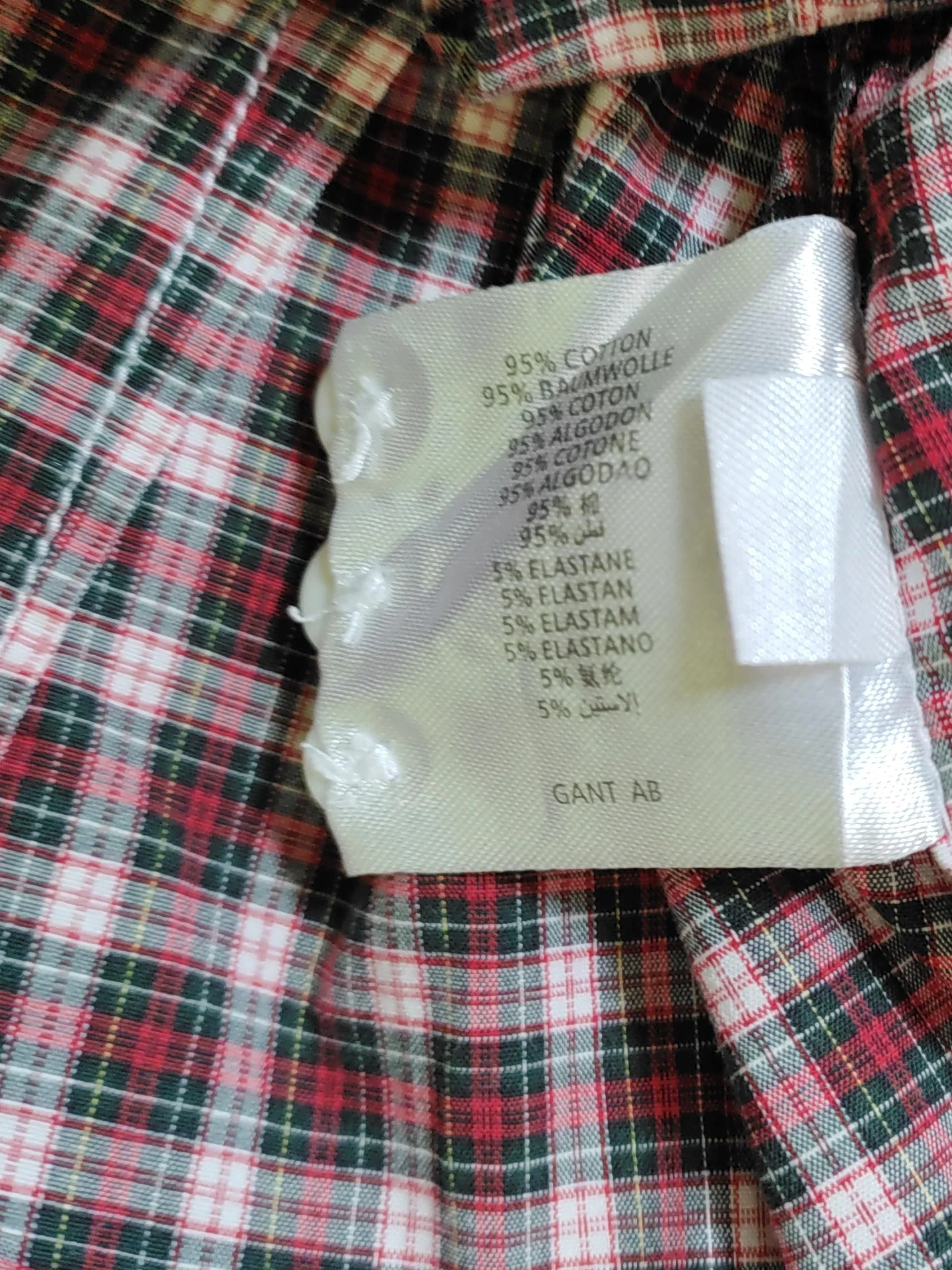 Gant Women's Shirt UK 10 Red Cotton with Elastane Basic - Image 6