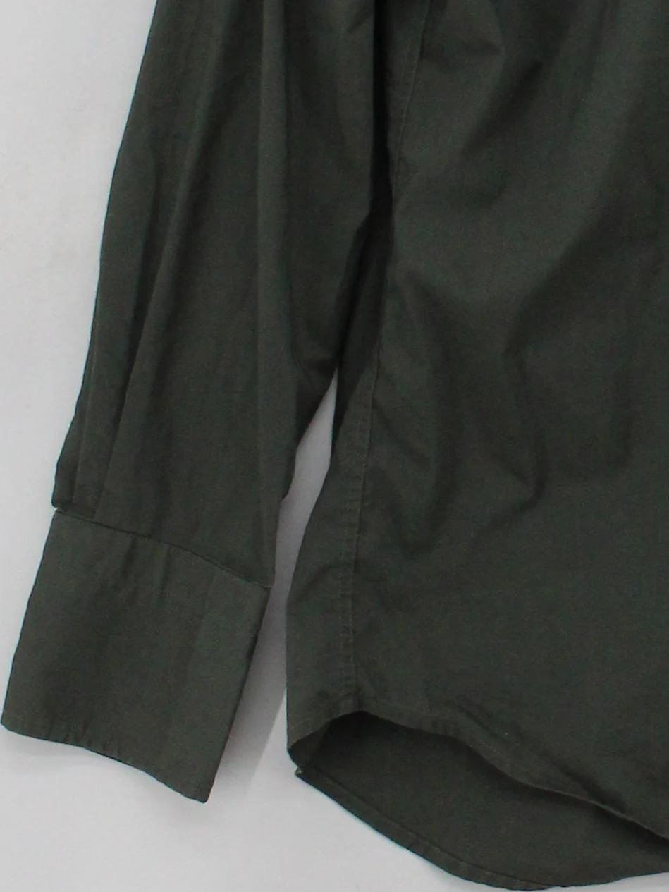 Gant Women's Shirt UK 8 Green Cotton with Polyester, Elastane Basic - Image 4