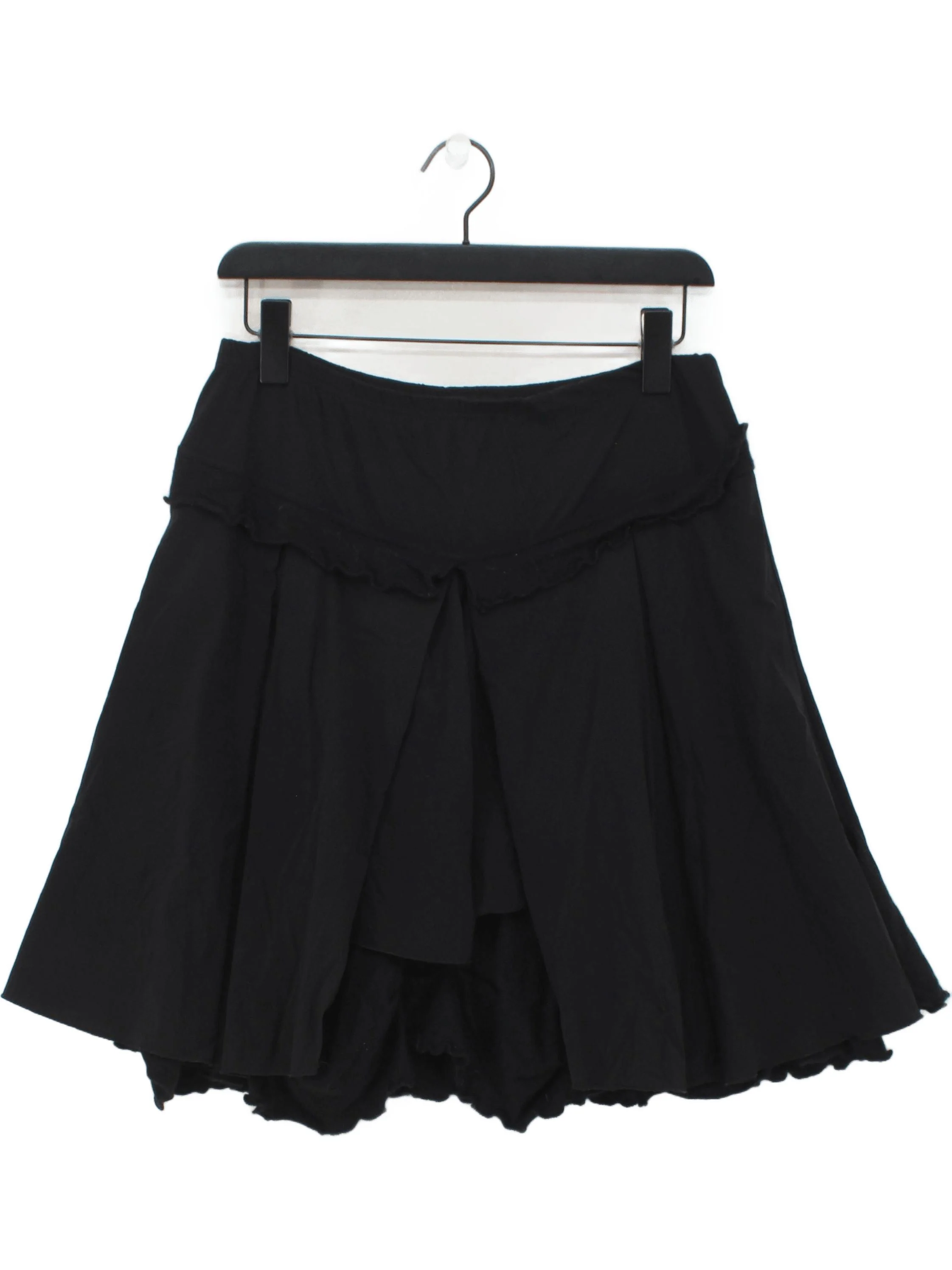 Garella Women's Mini Skirt UK 10 Black Polyamide with Elastane Short Mini