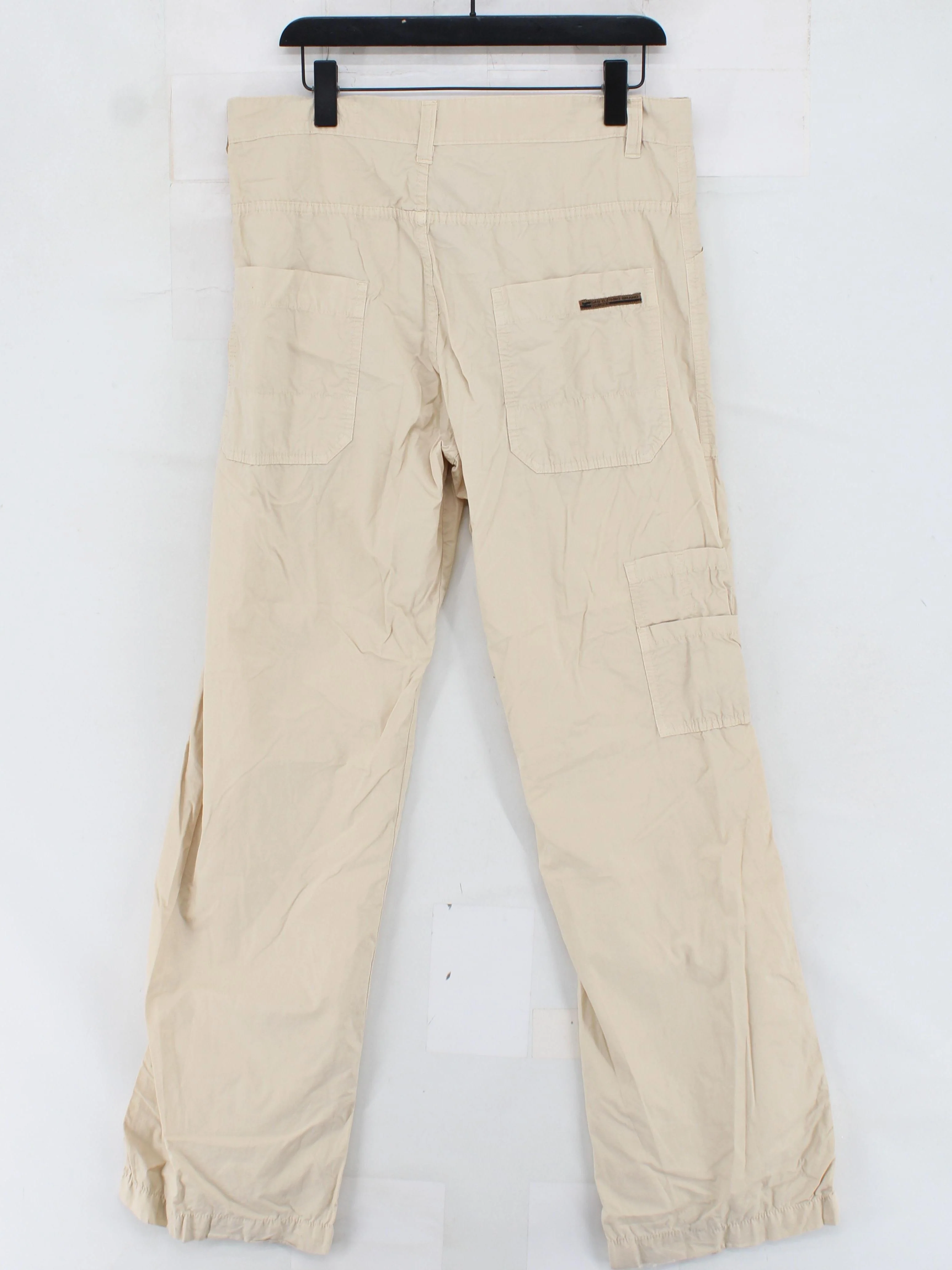 Gas Men's Trousers W 34 in Tan 100% Cotton Straight Cargo - Image 2