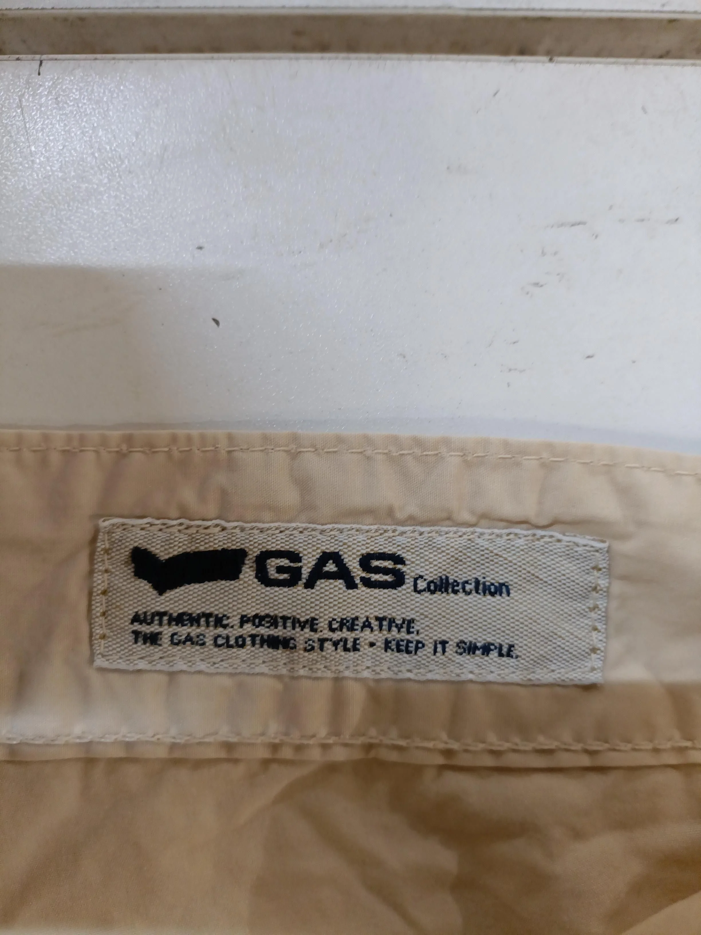 Gas Men's Trousers W 34 in Tan 100% Cotton Straight Cargo - Image 6