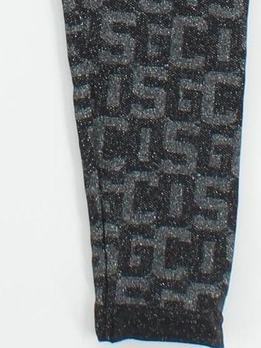 Gcds Women's Leggings M Grey Graphic Polyamide with Elastane Full length - Image 4