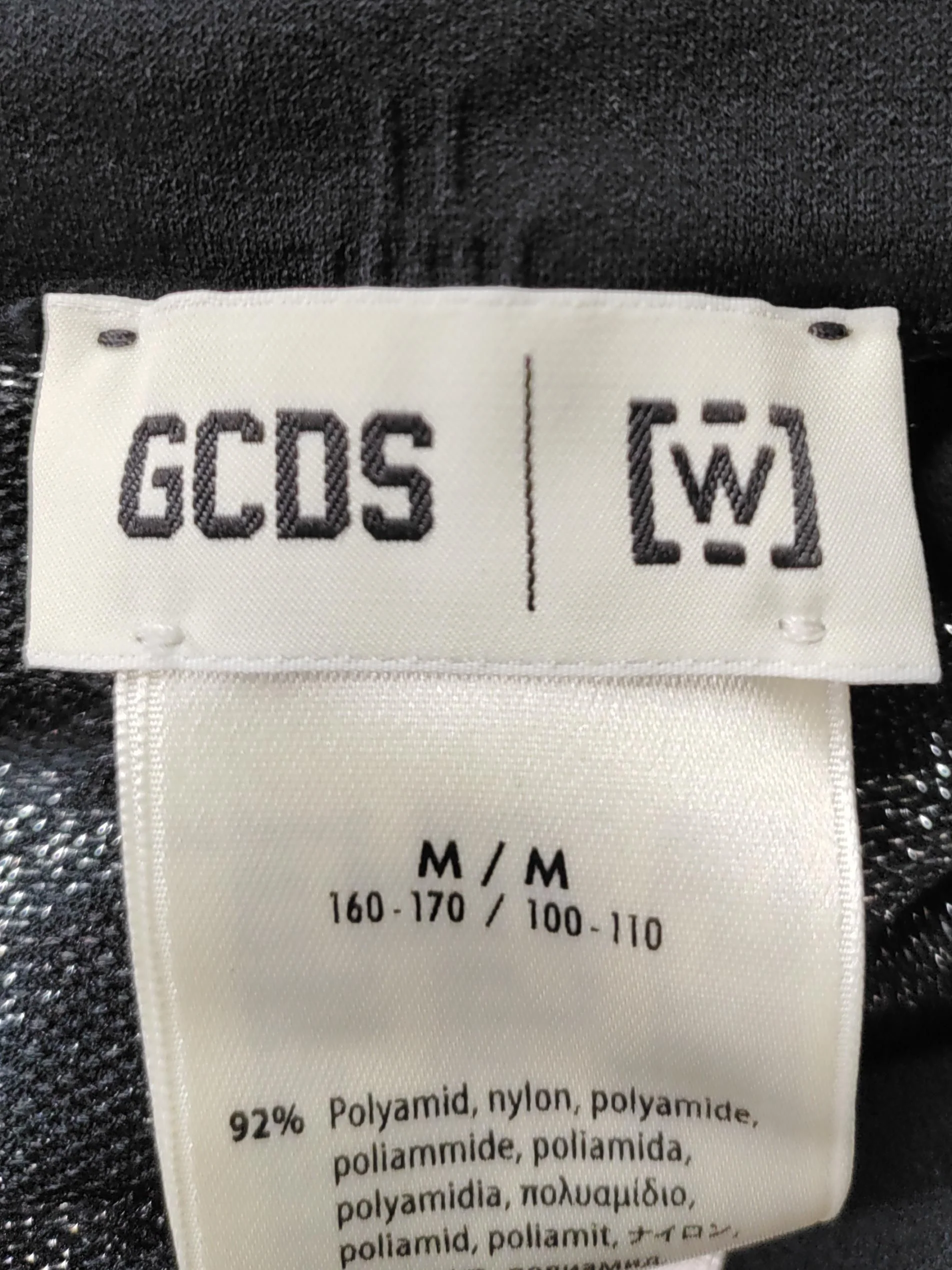 Gcds Women's Leggings M Grey Graphic Polyamide with Elastane Full length - Image 5